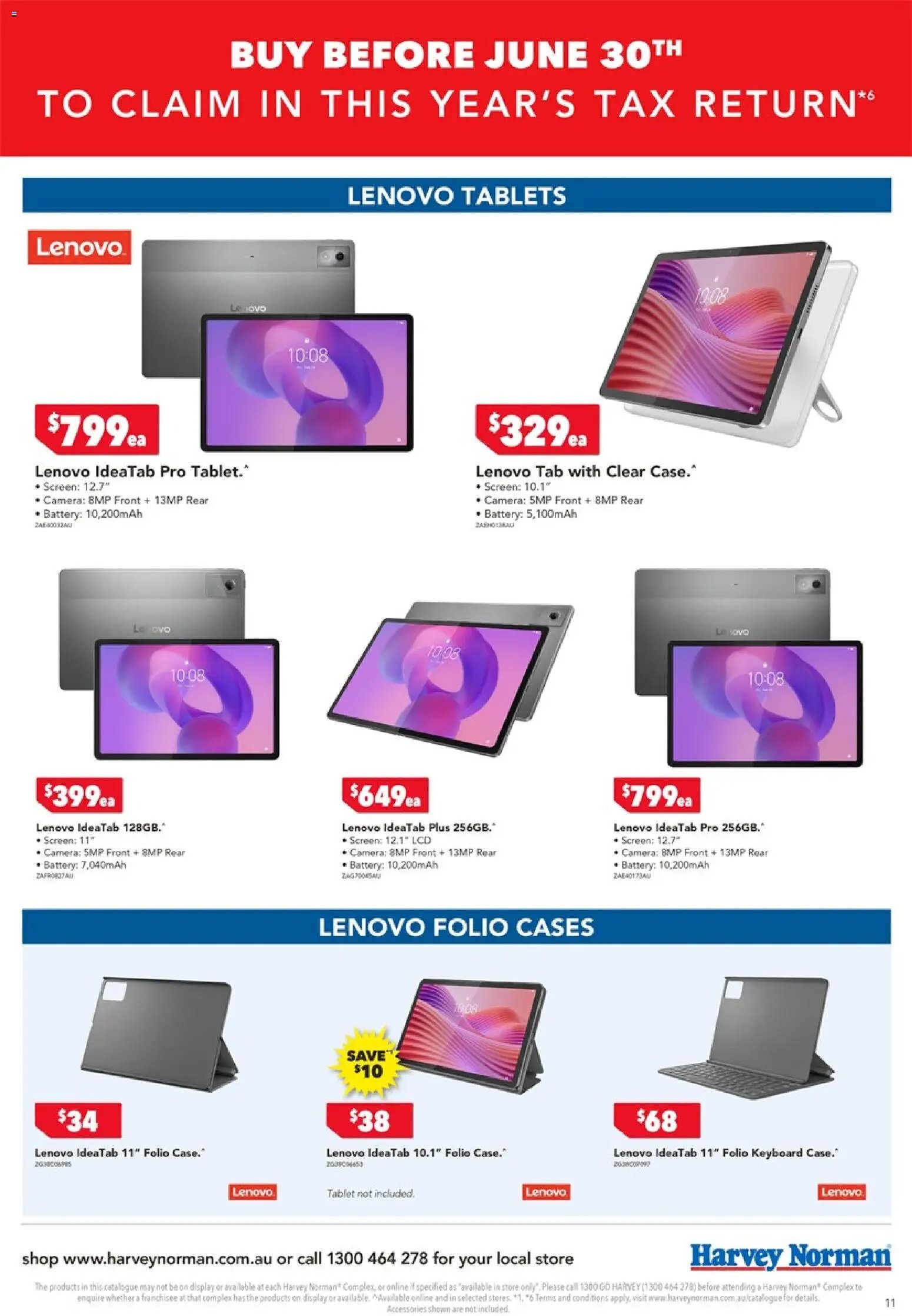Harvey Norman catalogue from 05/06/2026 Harvey Norman Tax time deals