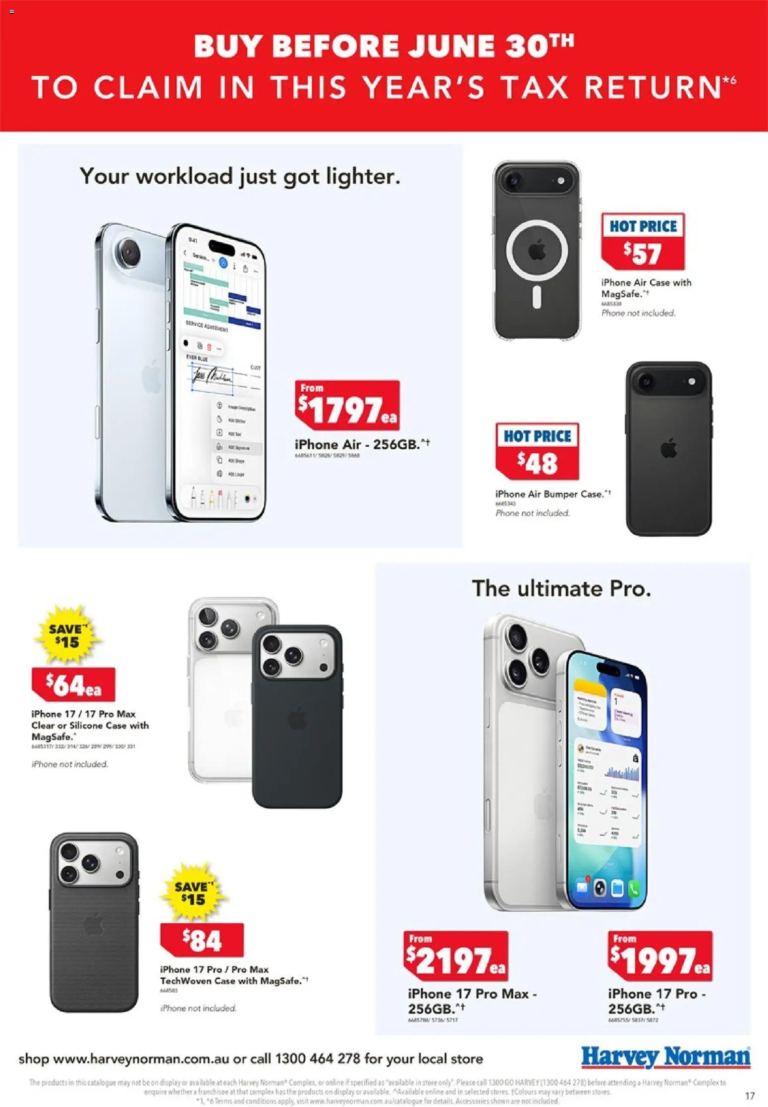 Harvey Norman catalogue from 05/06/2026 Harvey Norman Tax time deals