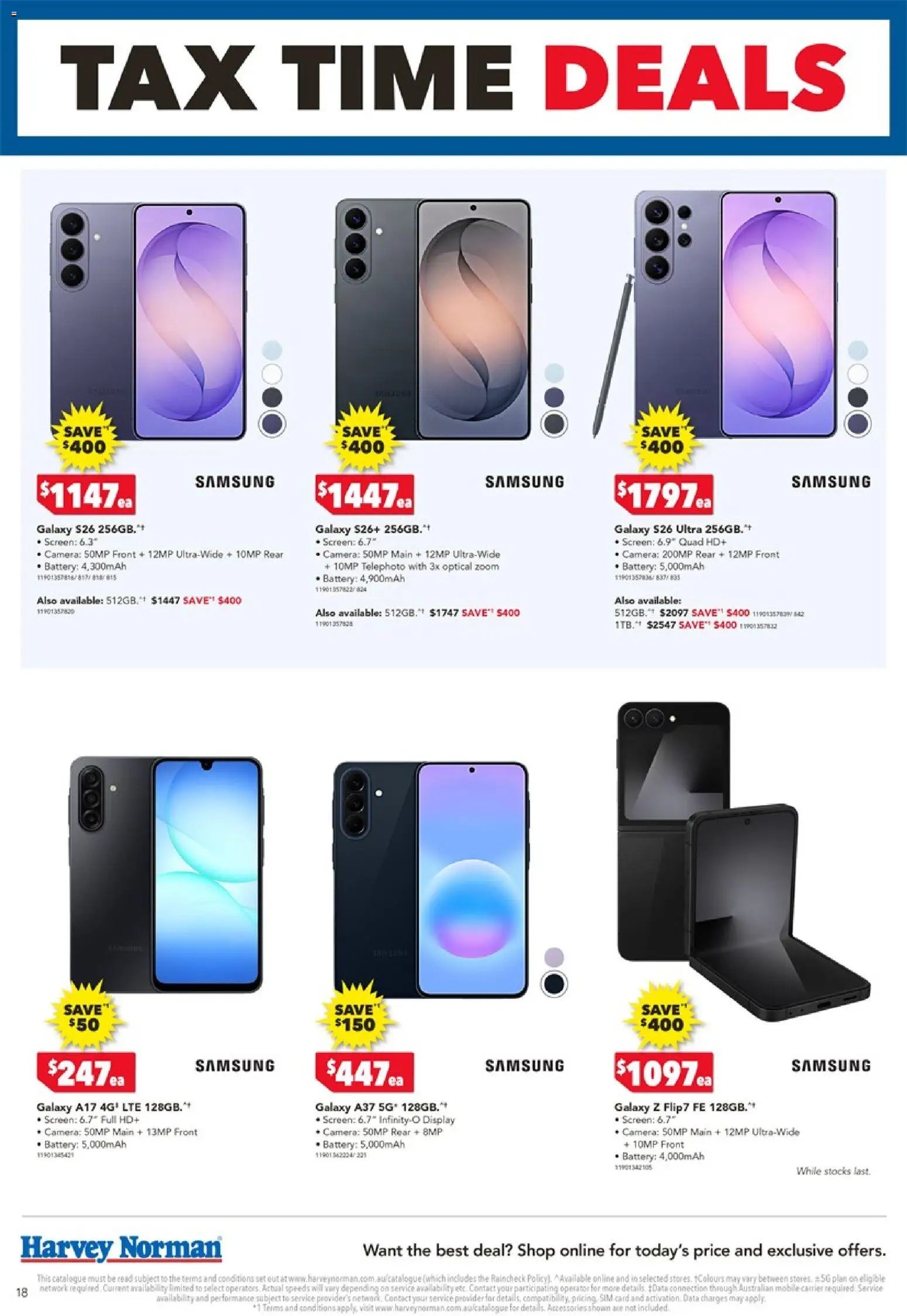 Harvey Norman catalogue from 05/06/2026 Harvey Norman Tax time deals