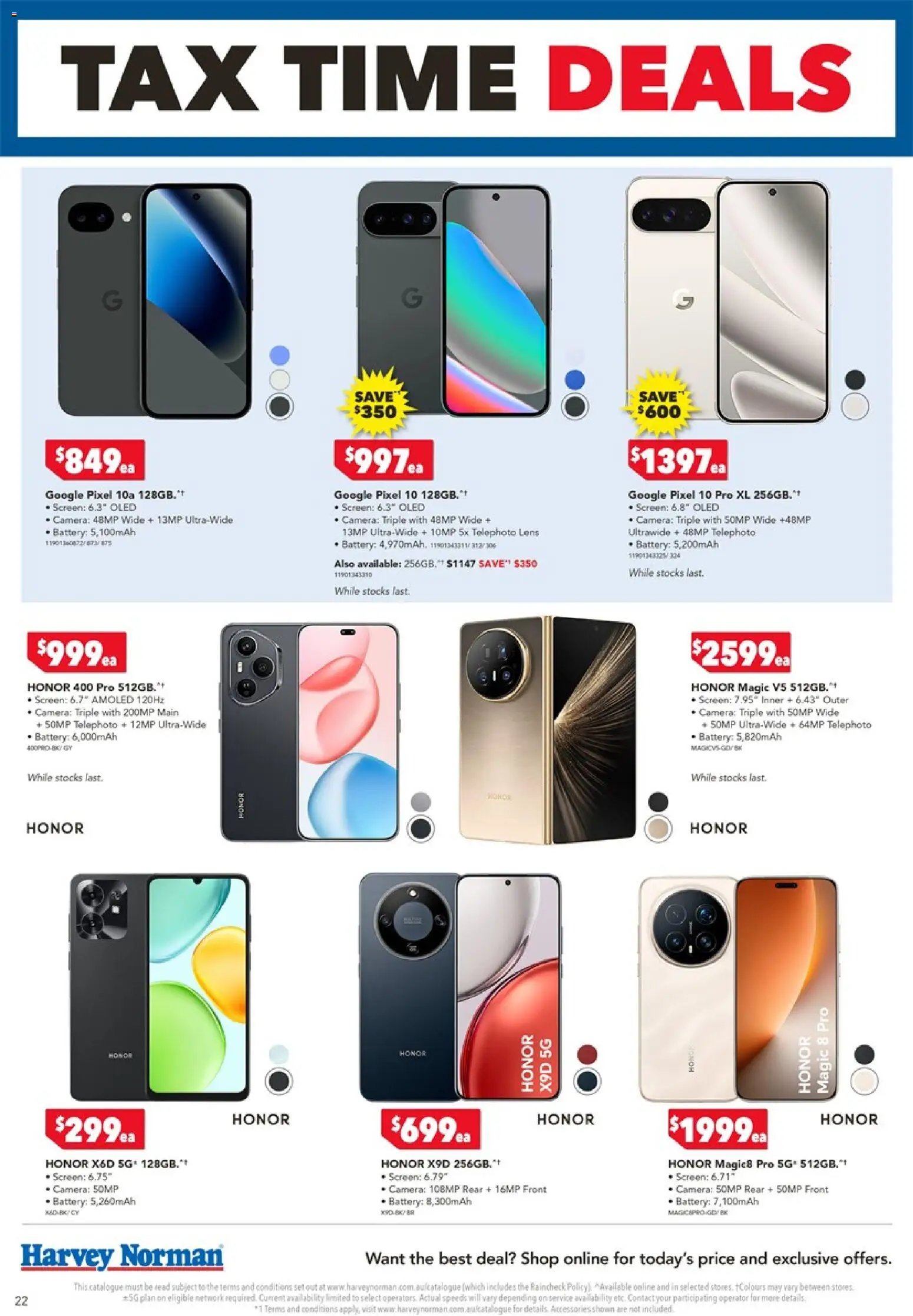 Harvey Norman catalogue from 05/06/2026 Harvey Norman Tax time deals