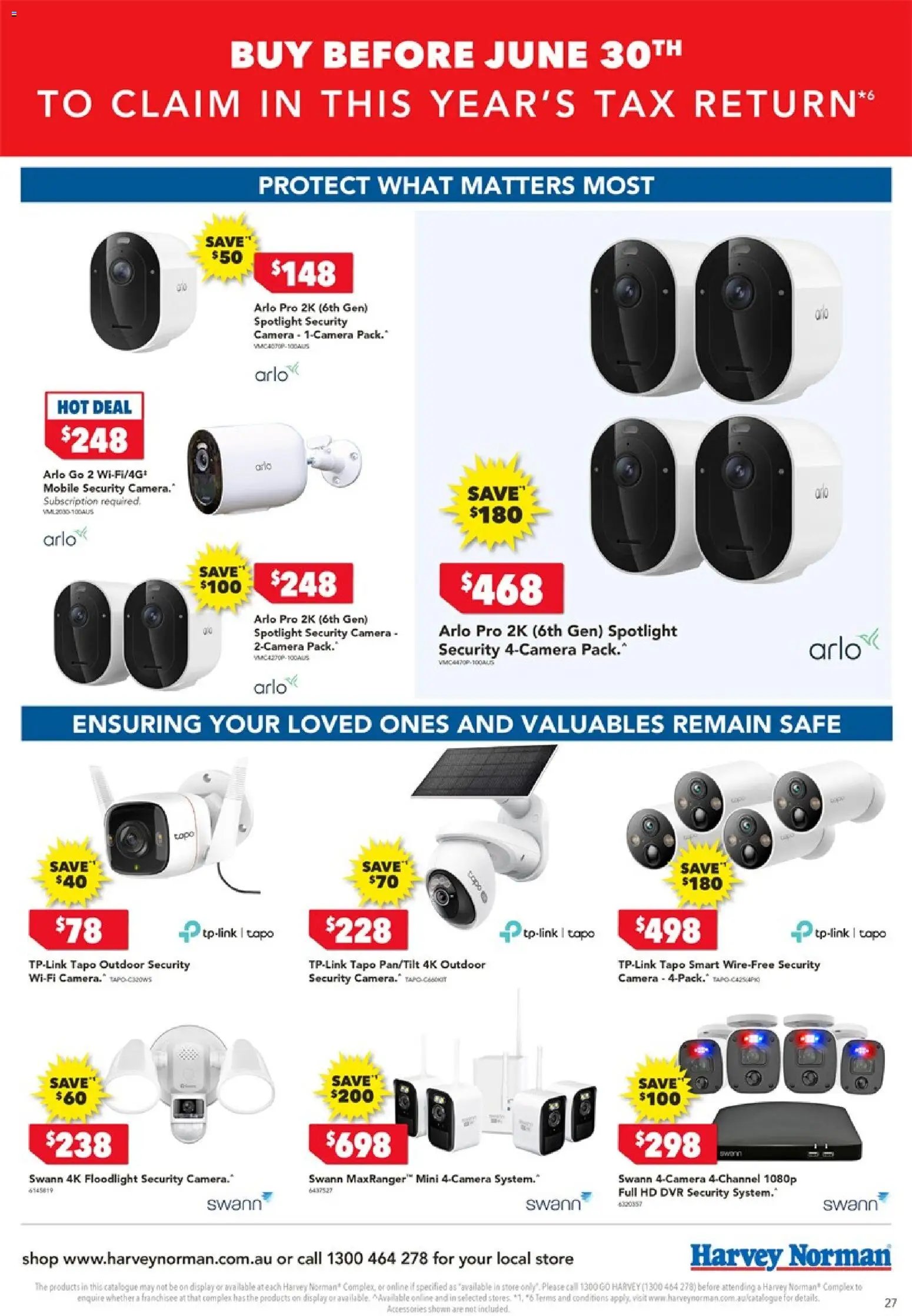 Harvey Norman catalogue from 05/06/2026 Harvey Norman Tax time deals