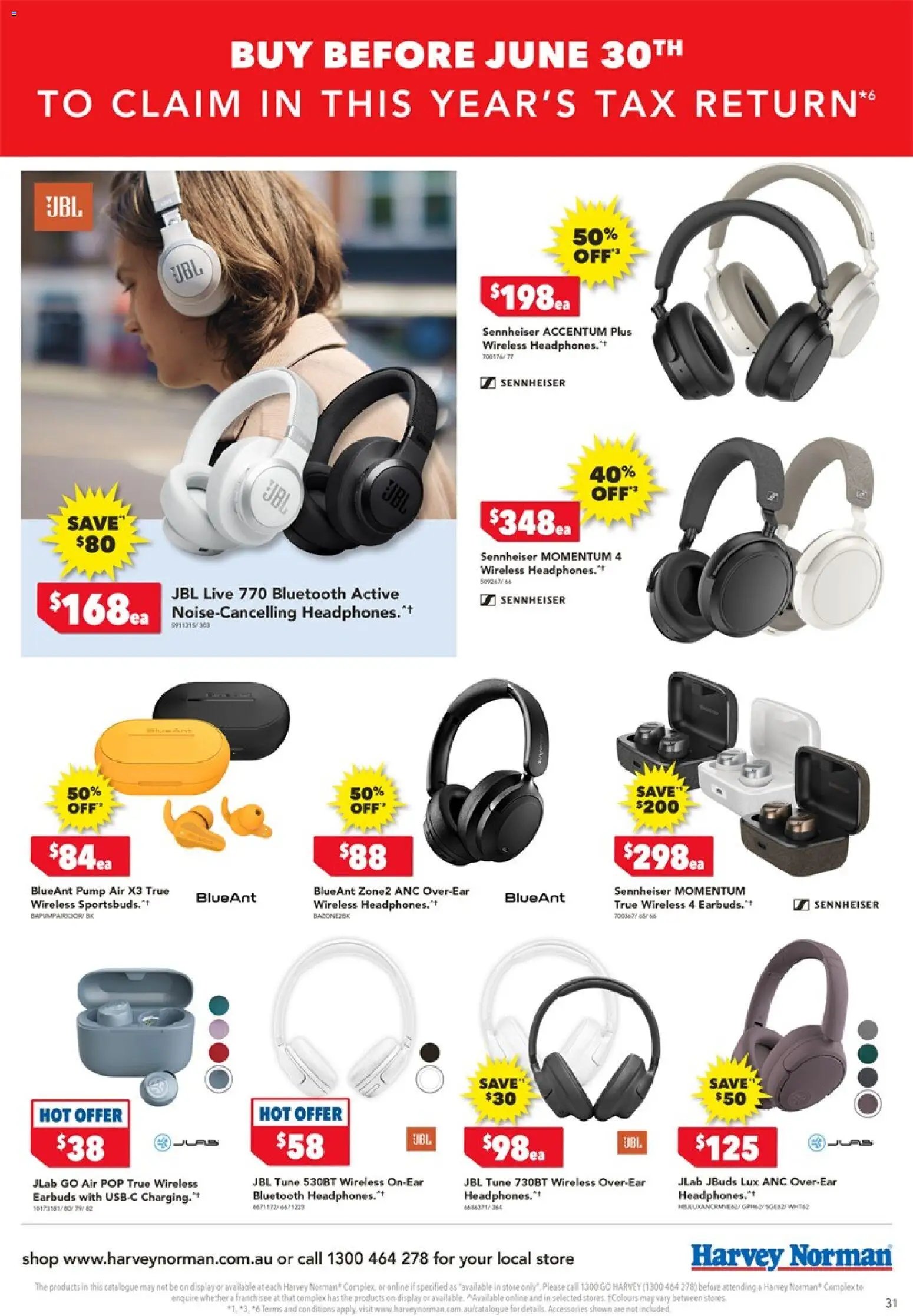 Harvey Norman catalogue from 05/06/2026 Harvey Norman Tax time deals