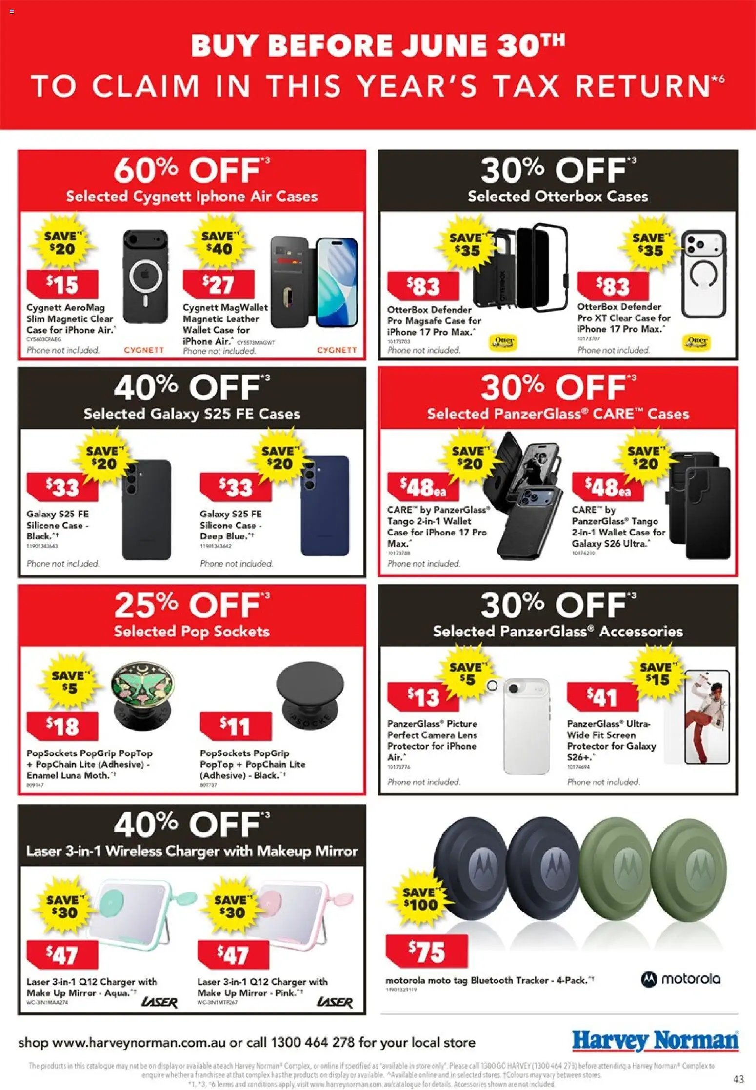 Harvey Norman catalogue from 05/06/2026 Harvey Norman Tax time deals