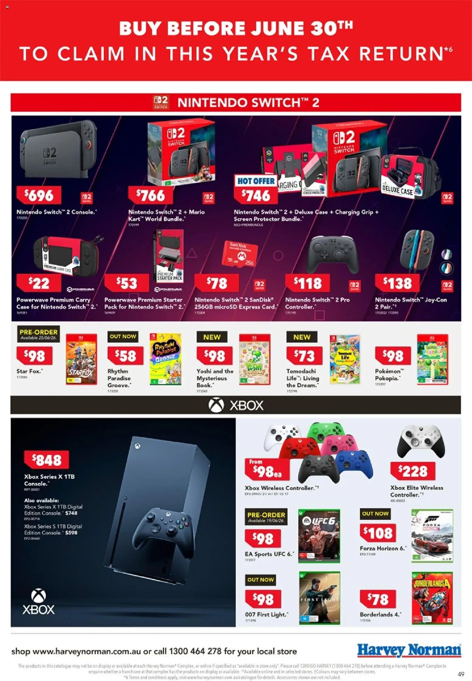 Harvey Norman catalogue from 05/06/2026 Harvey Norman Tax time deals