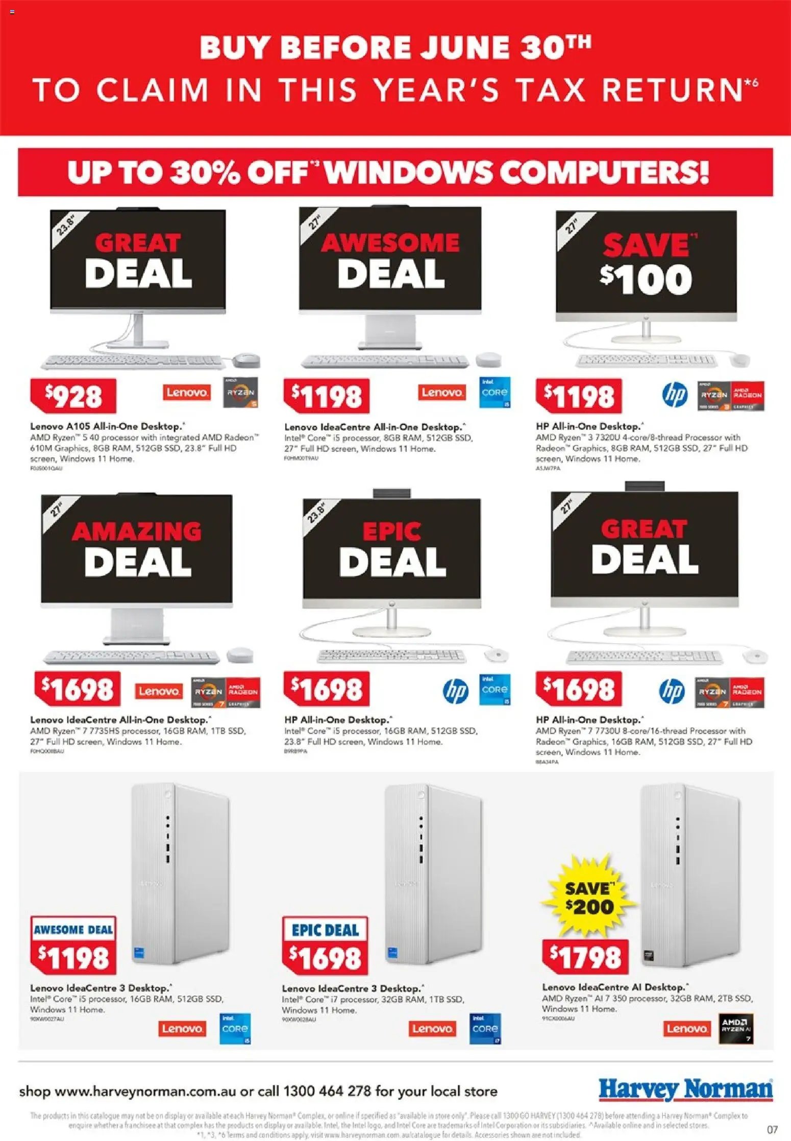 Harvey Norman catalogue from 05/06/2026 Harvey Norman Tax time deals