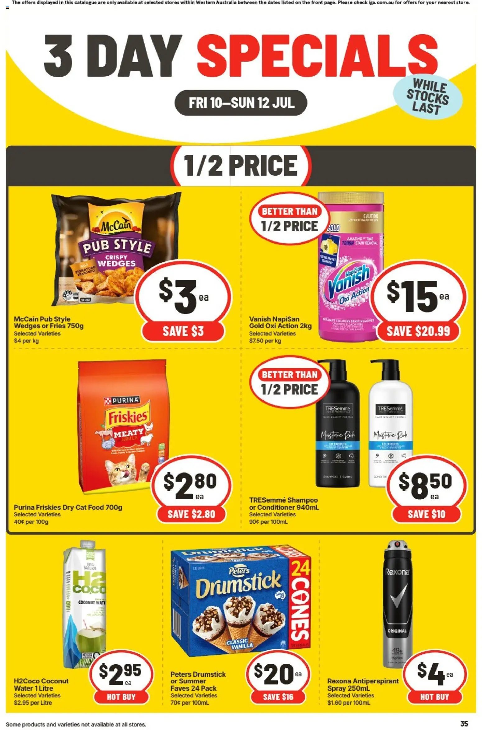 IGA catalogue from 10/07/2026 IGA 3 Day Specials - WA