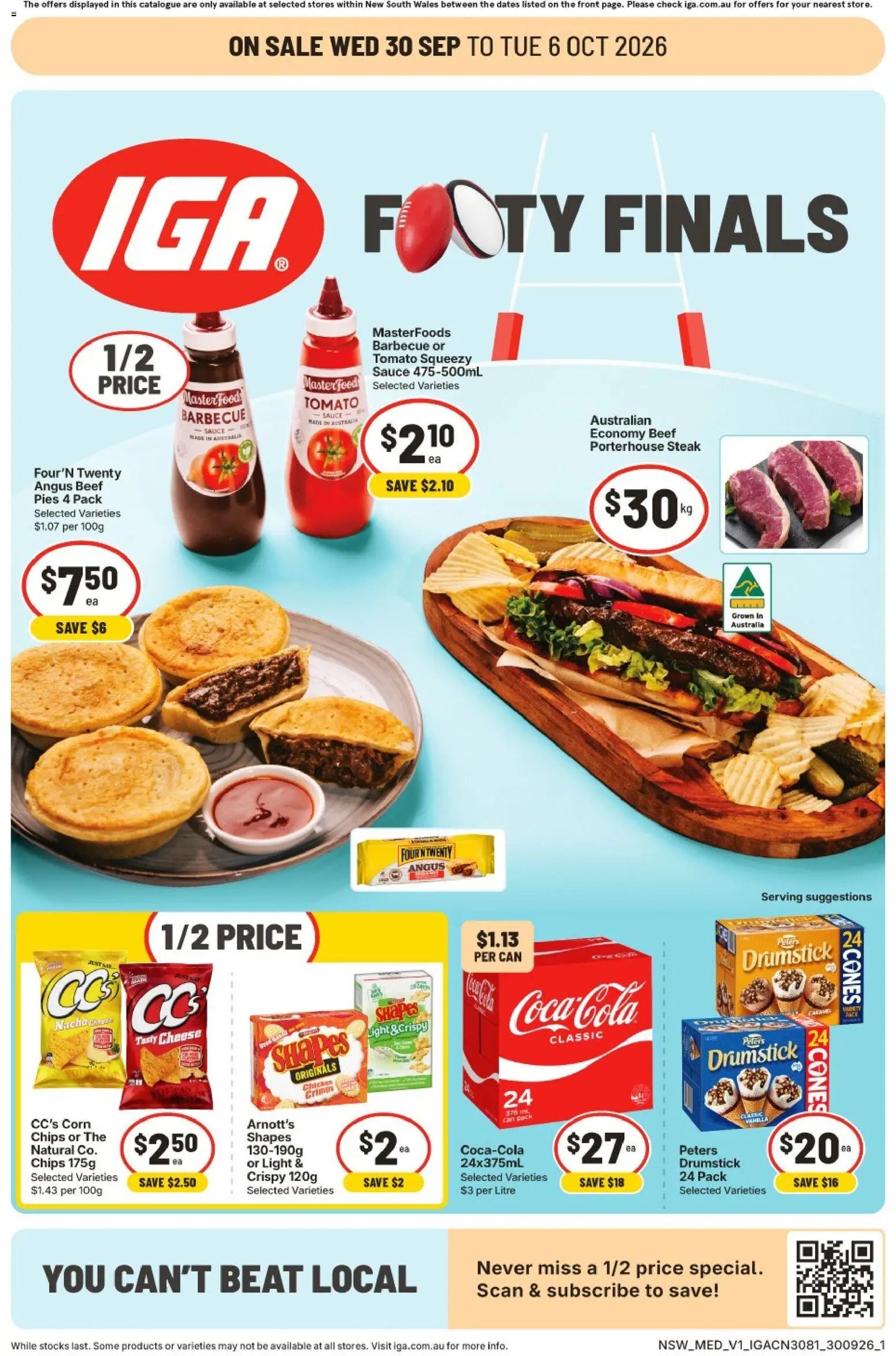 IGA catalogue from 30/09/2026 IGA catalogue Hackett