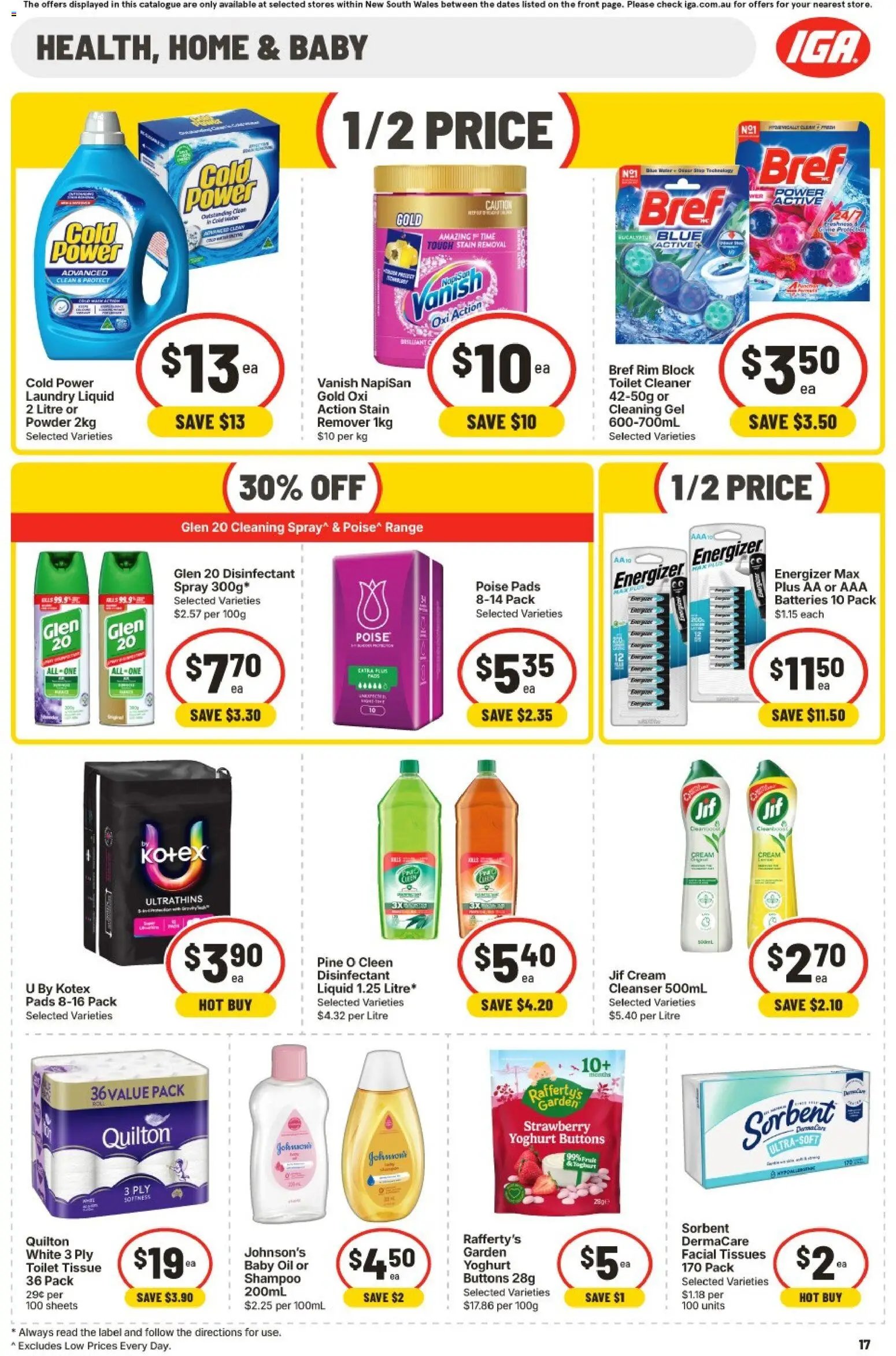 IGA catalogue from 30/09/2026 IGA catalogue Hackett