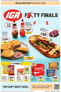 IGA catalogue from 30/09/2026 IGA catalogue Hackett