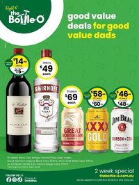 The Bottle-O catalogue from 17/08/2026 Good Value Booze, For Good Value Dads. 17/08