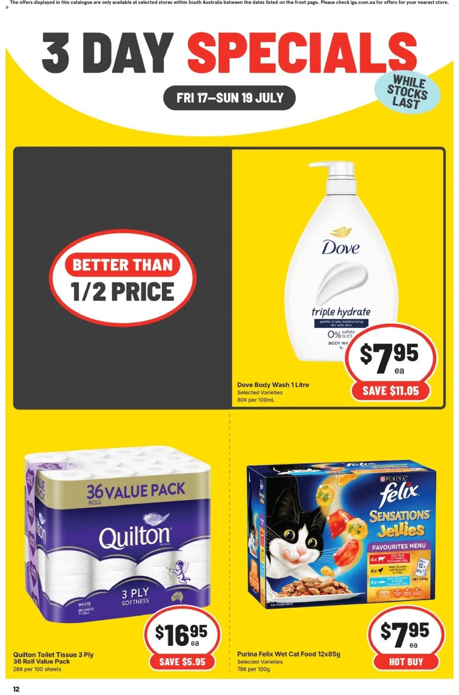 IGA catalogue from 17/07/2026 IGA 3 Day Specials SA