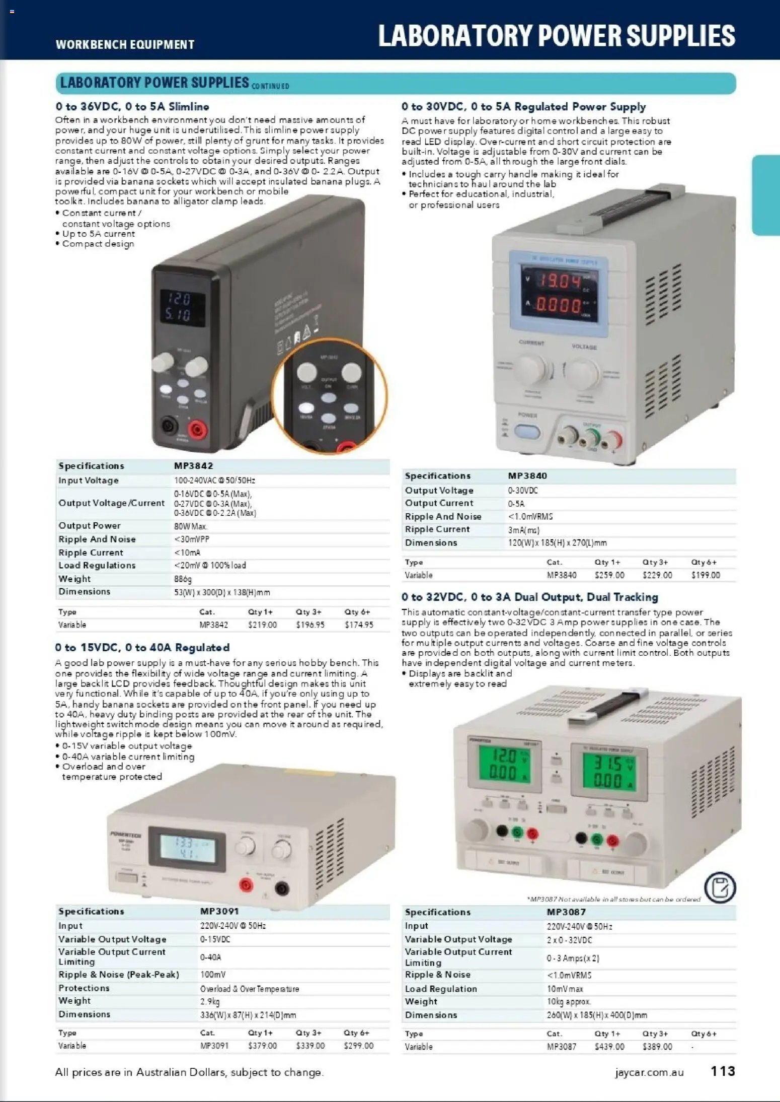Jaycar catalogue from 31/08/2026 Engineering & Scientific Catalogue 2026/2027