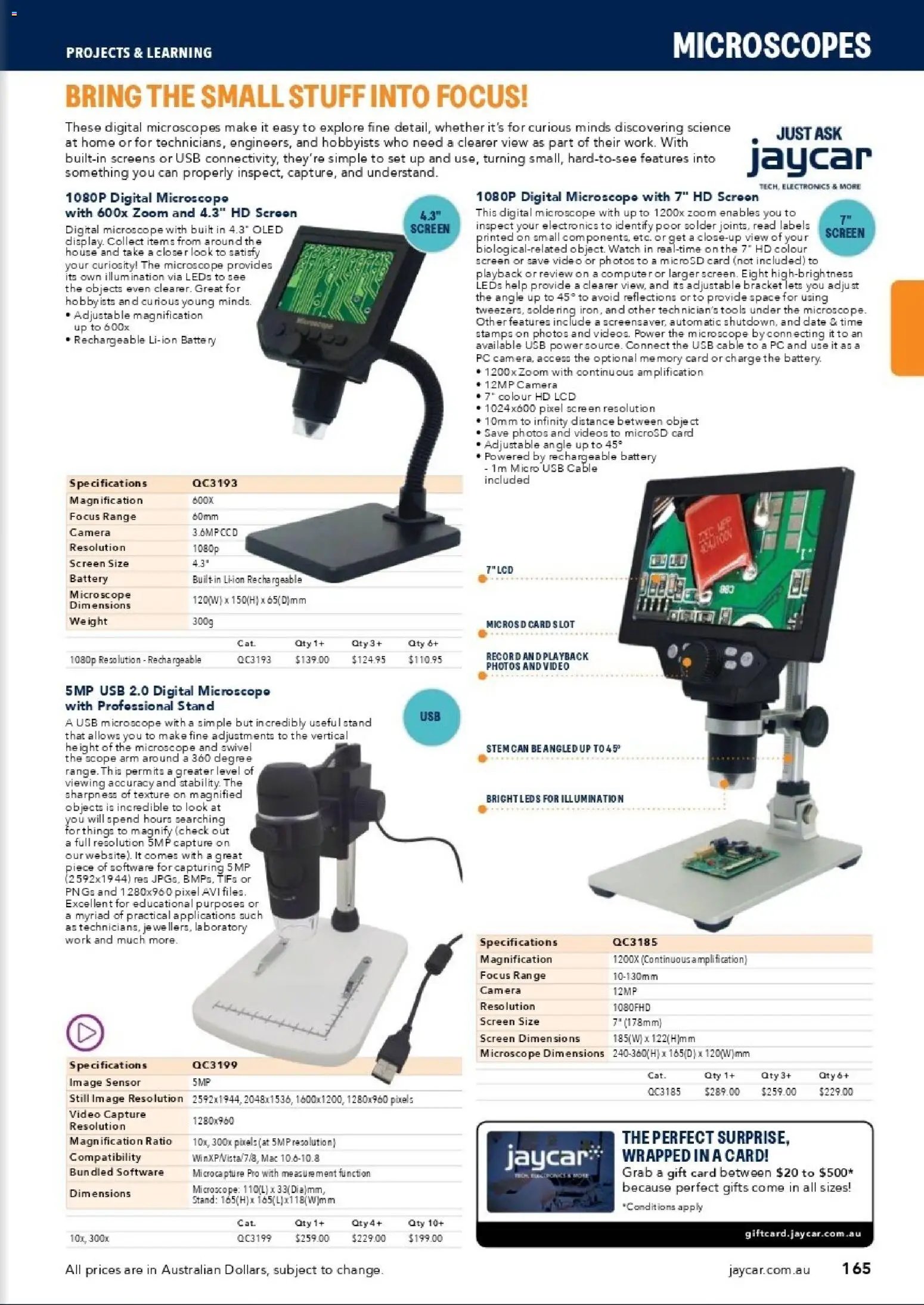 Jaycar catalogue from 31/08/2026 Engineering & Scientific Catalogue 2026/2027