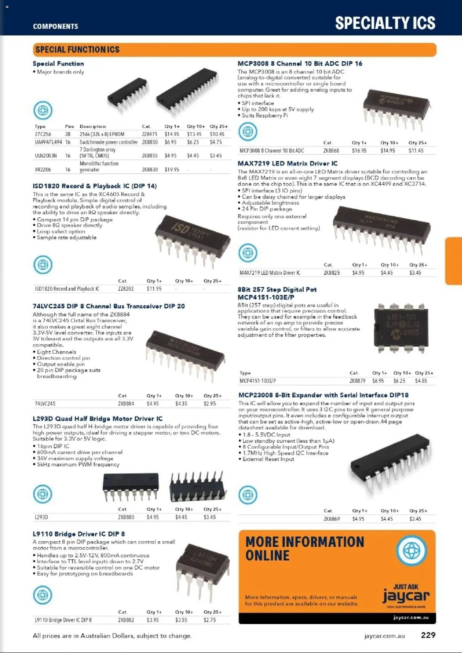 Jaycar catalogue from 31/08/2026 Engineering & Scientific Catalogue 2026/2027