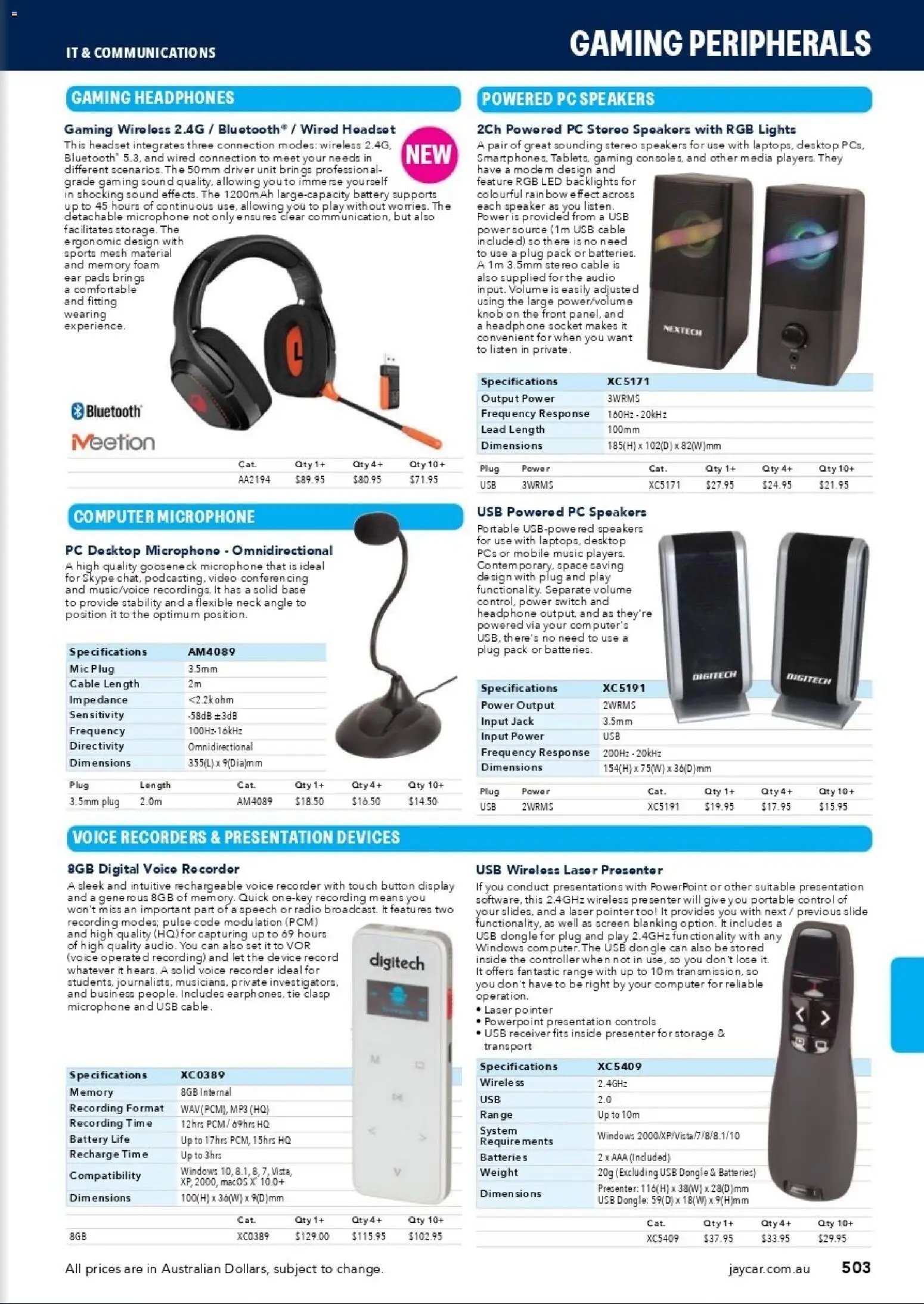 Jaycar catalogue from 31/08/2026 Engineering & Scientific Catalogue 2026/2027