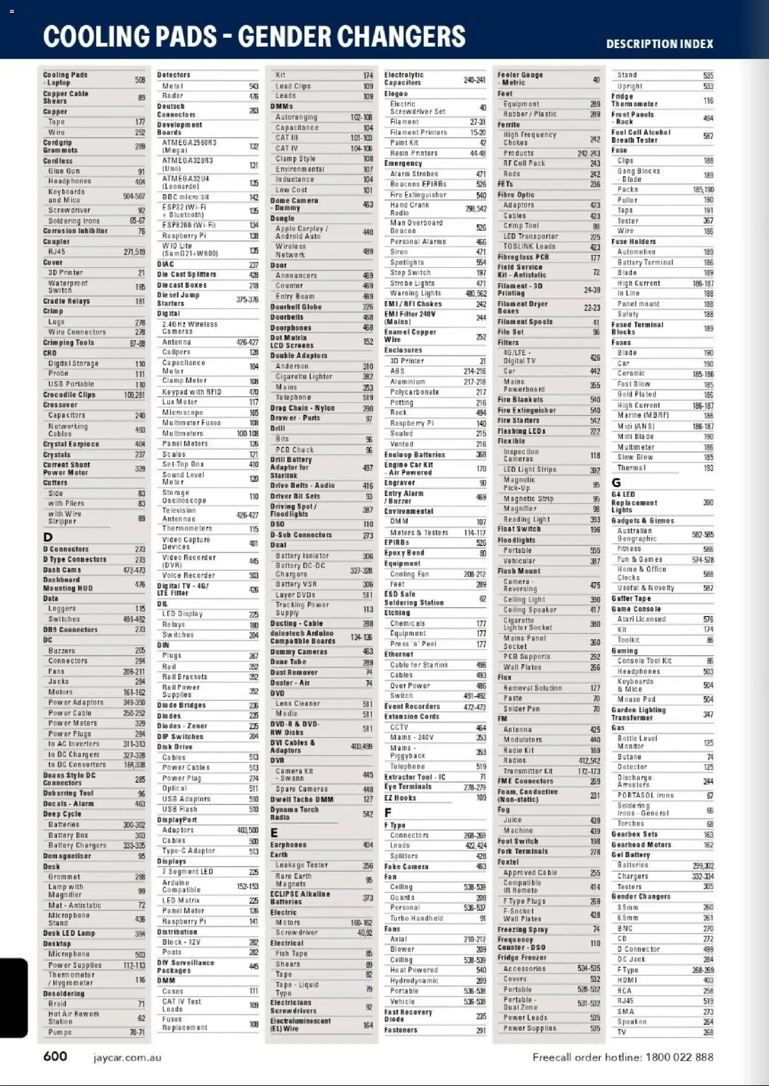 Jaycar catalogue from 31/08/2026 Engineering & Scientific Catalogue 2026/2027
