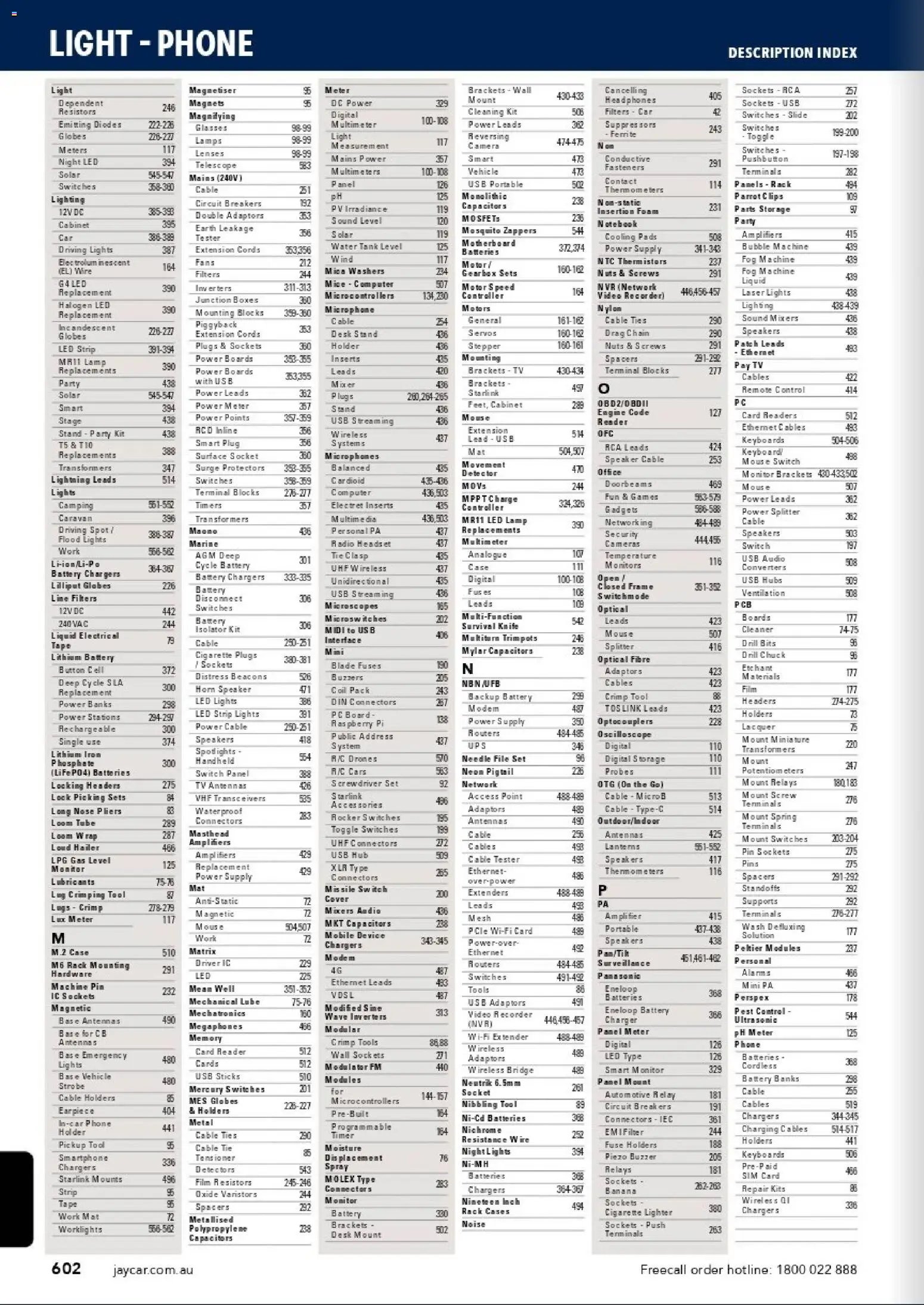 Jaycar catalogue from 31/08/2026 Engineering & Scientific Catalogue 2026/2027