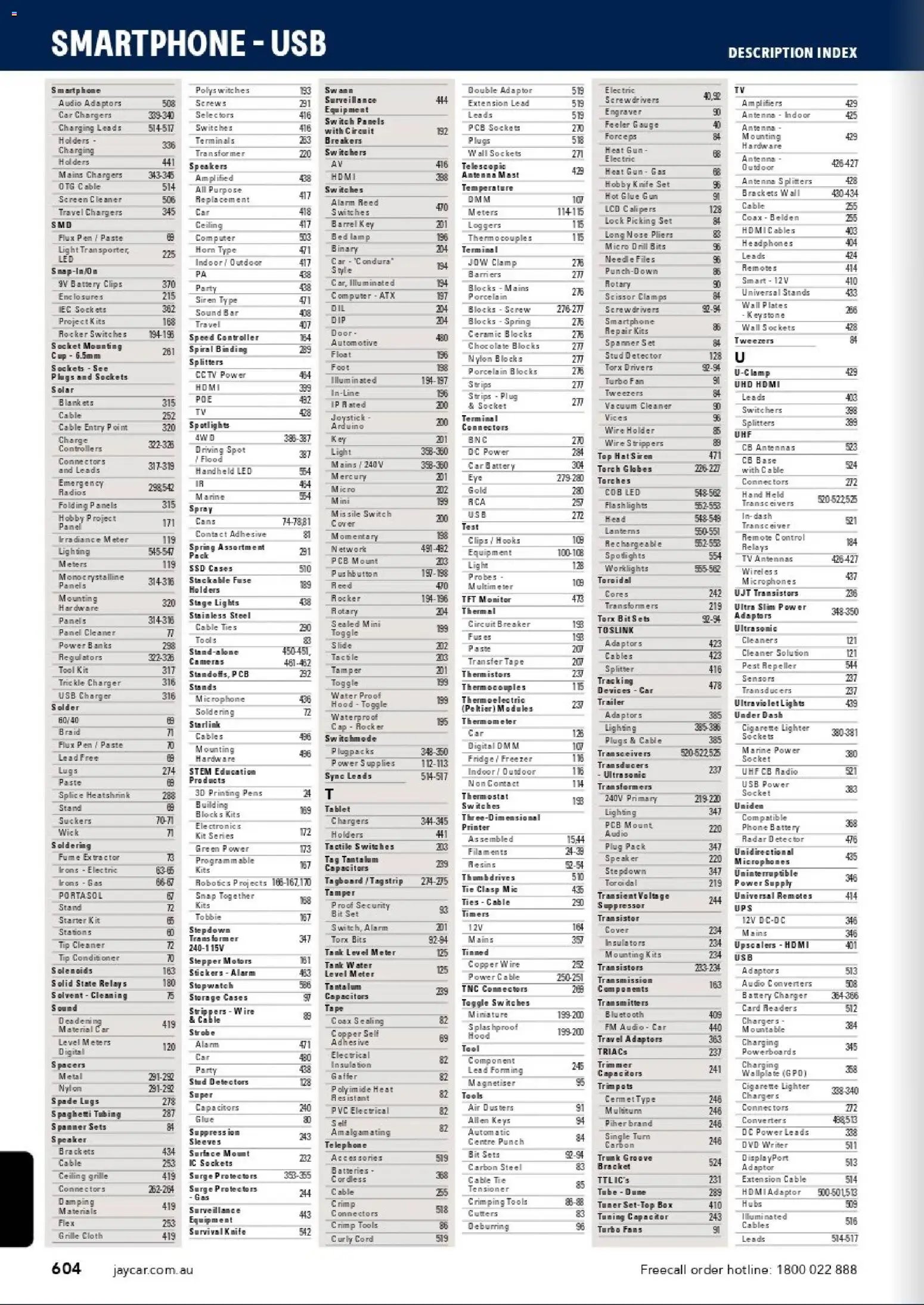 Jaycar catalogue from 31/08/2026 Engineering & Scientific Catalogue 2026/2027