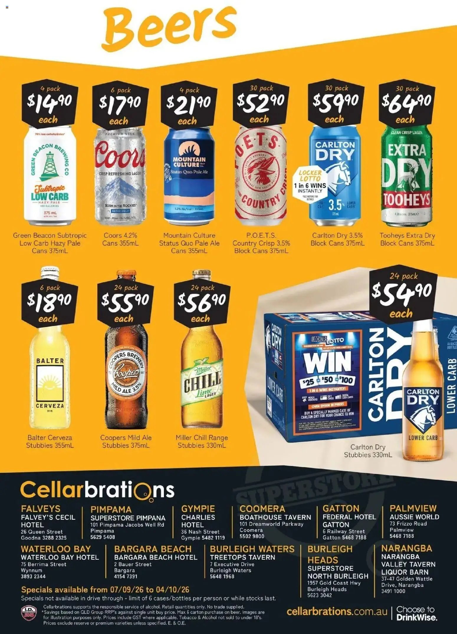 Cellarbrations catalogue from 07/09/2026 Cellarbrations catalogue Narangba