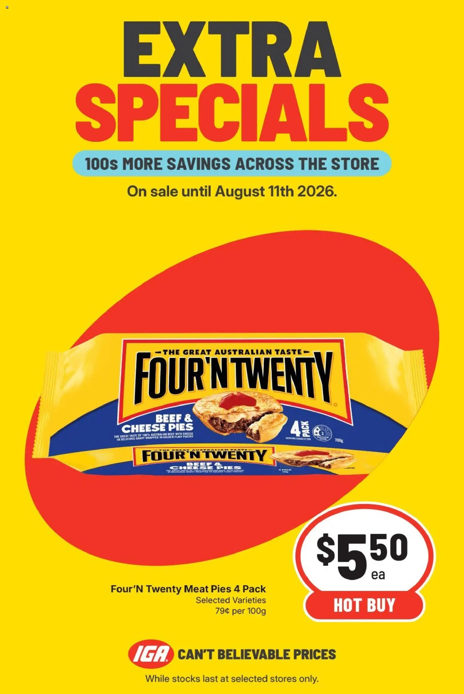 IGA catalogue from 05/08/2026 IGA Extra specials