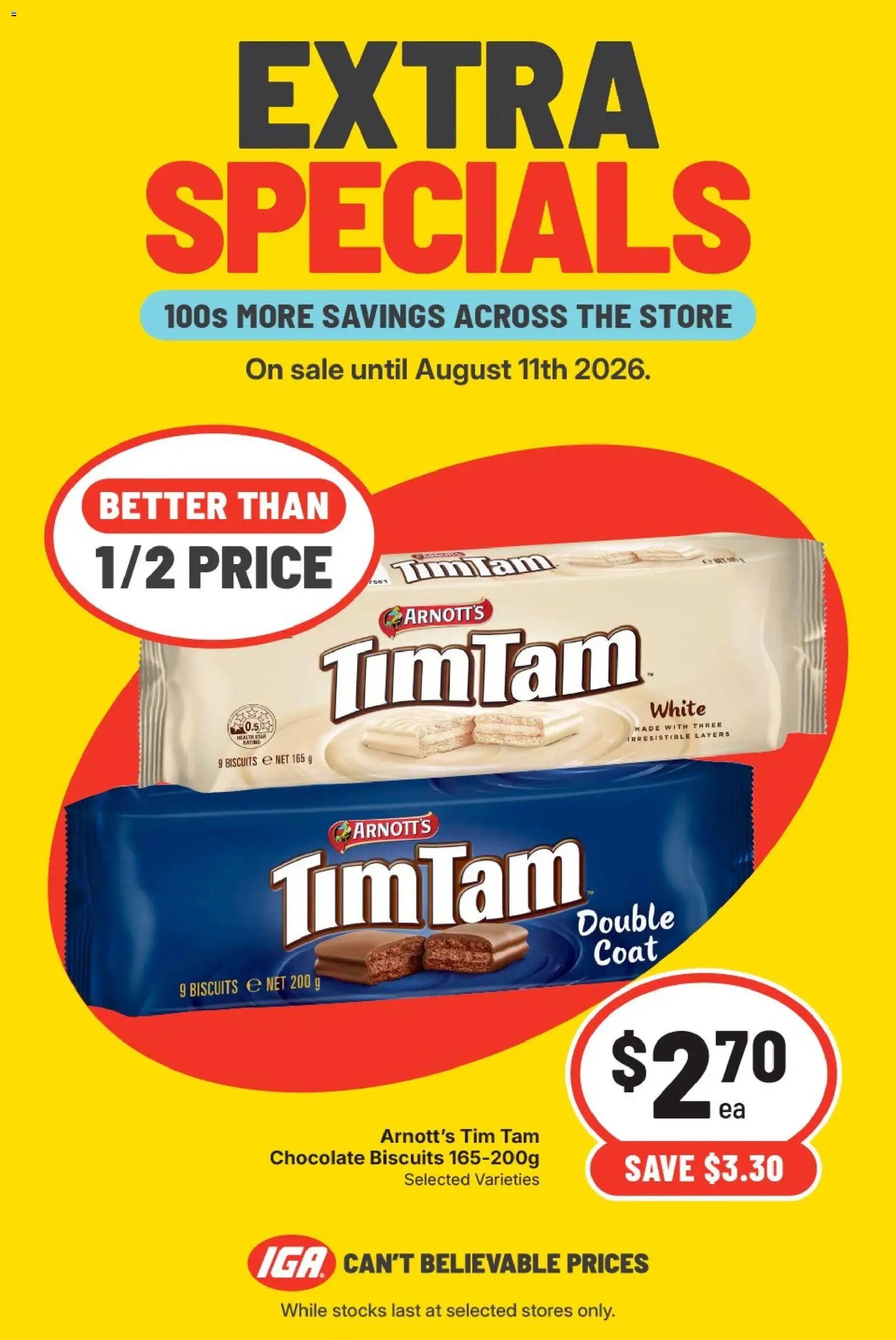IGA catalogue from 05/08/2026 IGA Extra specials