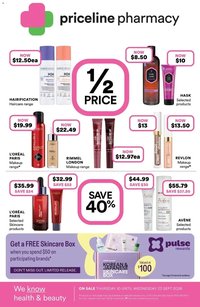 Priceline Pharmacy catalogue from 10/09/2026 Priceline Pharmacy catalogue Amaroo
