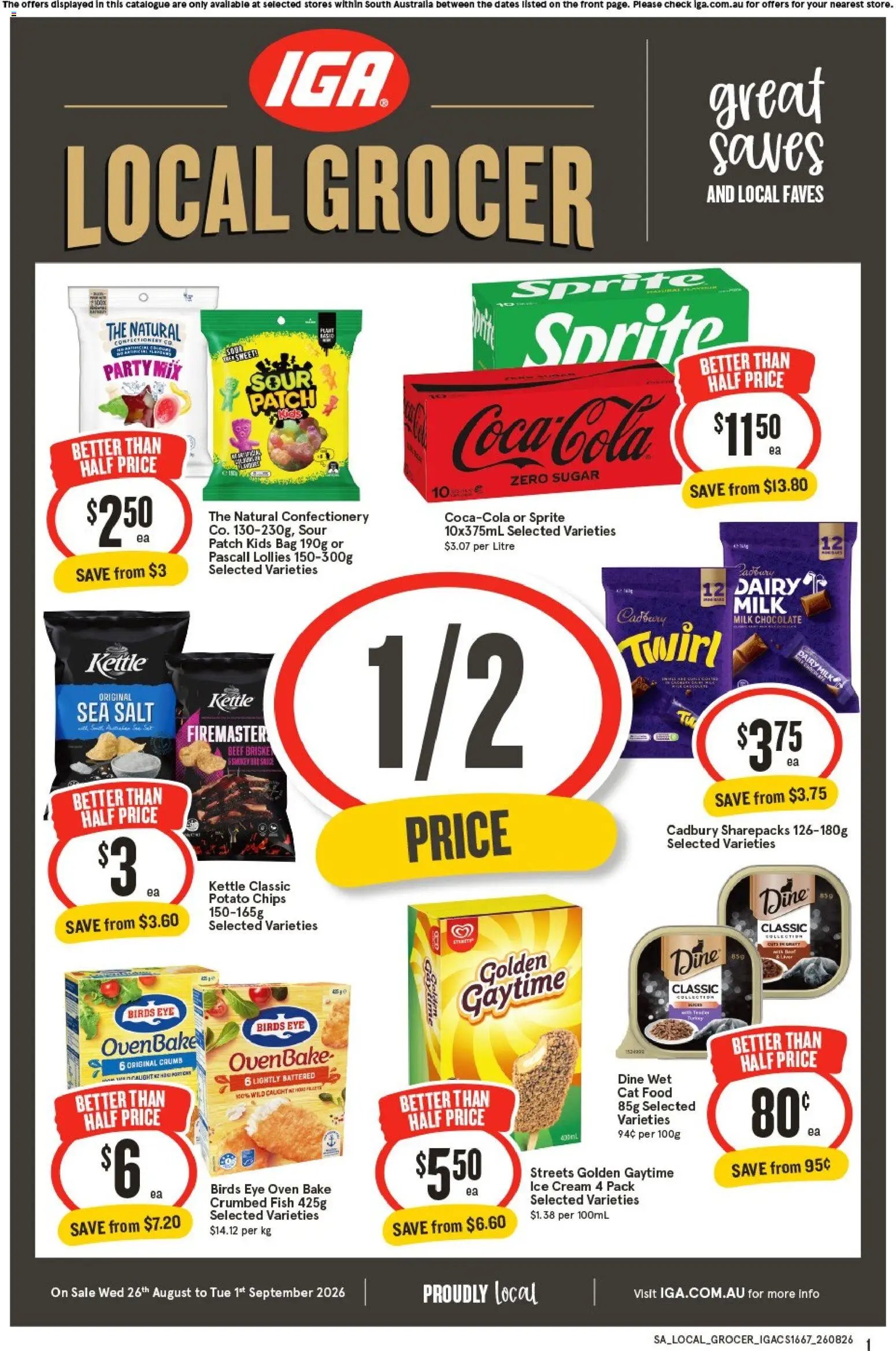 IGA catalogue from 26/08/2026 IGA Local Grocer Adelaide