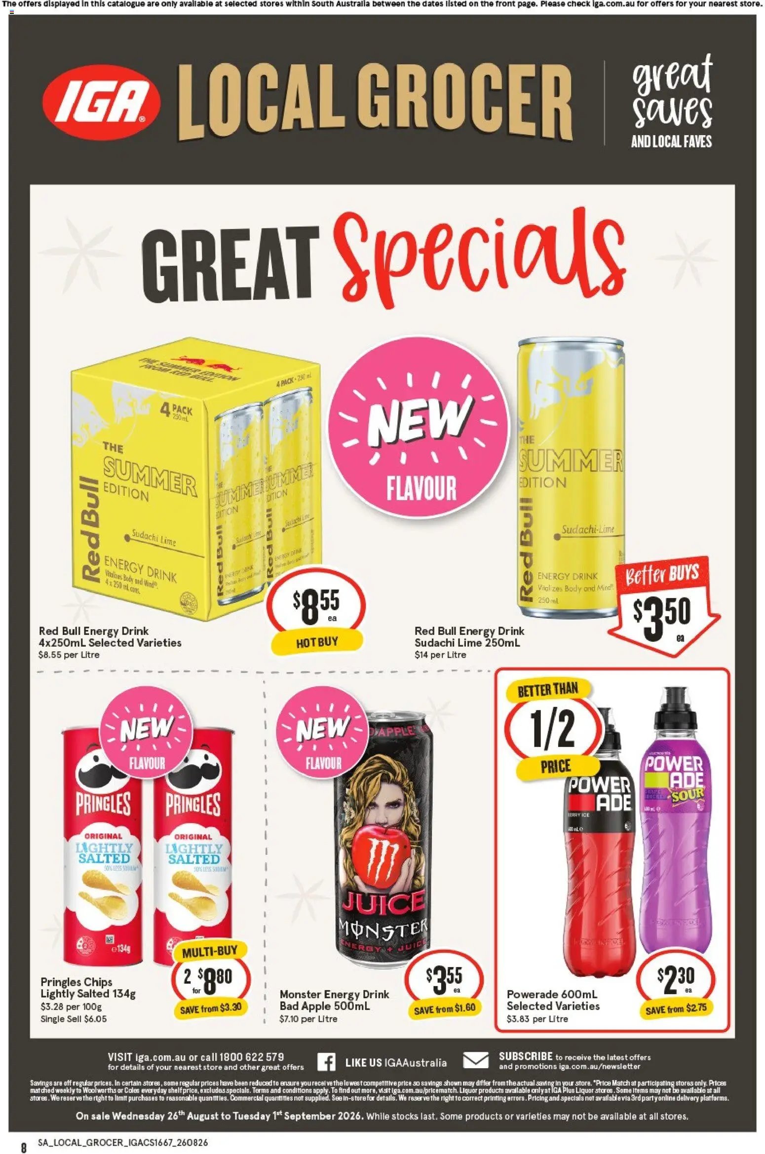 IGA catalogue from 26/08/2026 IGA Local Grocer Adelaide