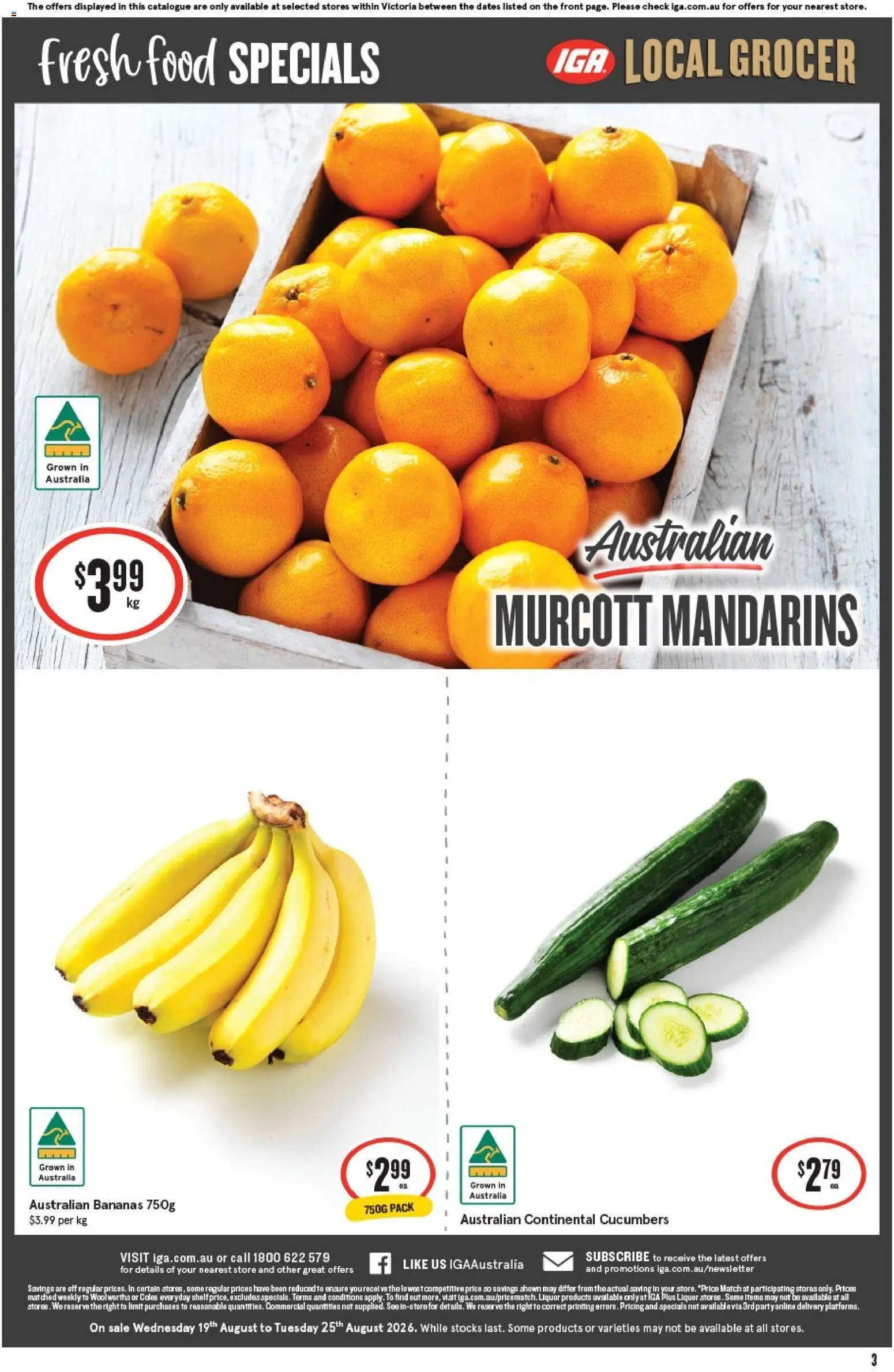 IGA catalogue from 19/08/2026 IGA Local Grocer VIC