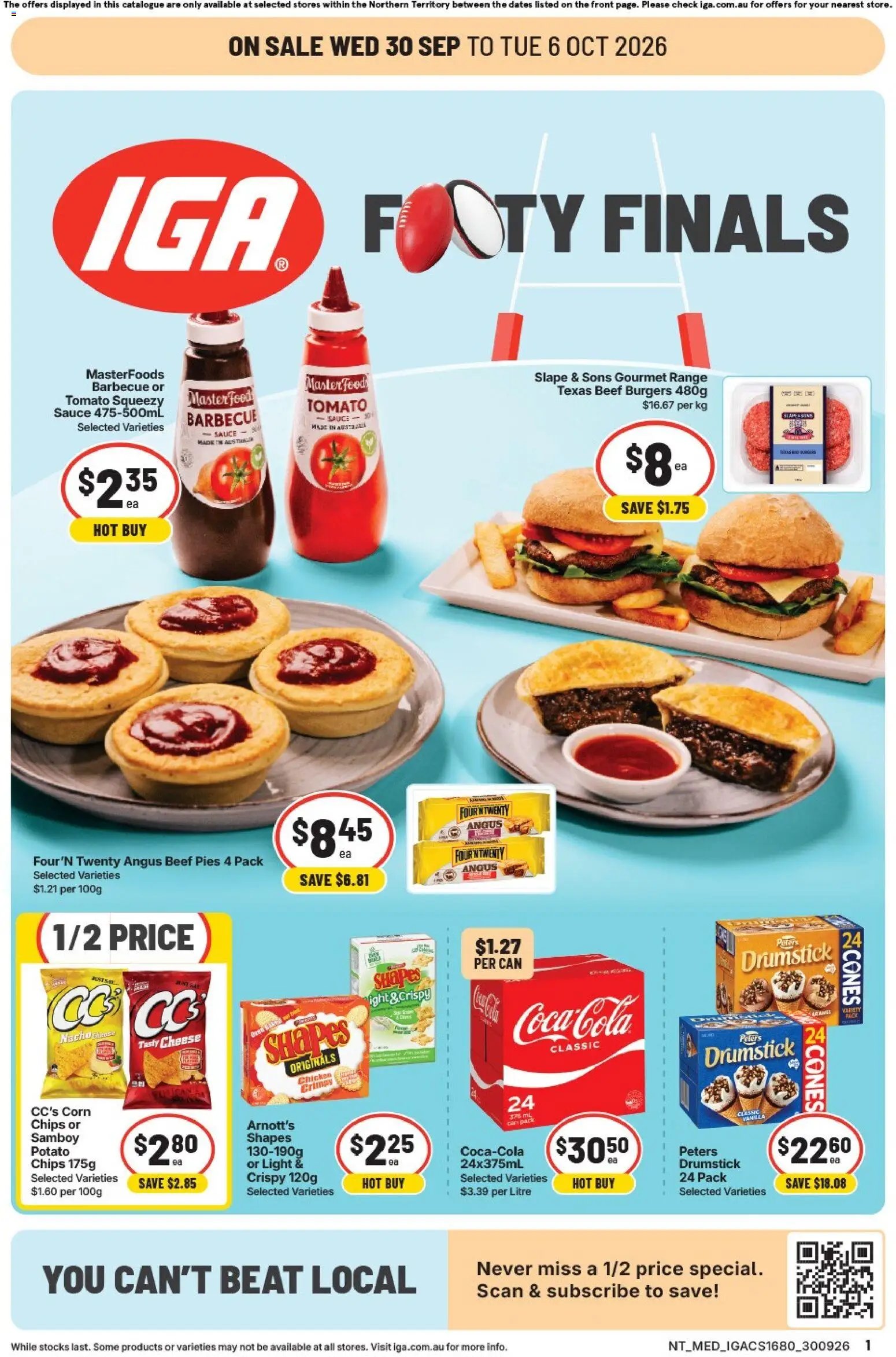 IGA catalogue from 30/09/2026 IGA catalogue Zuccoli