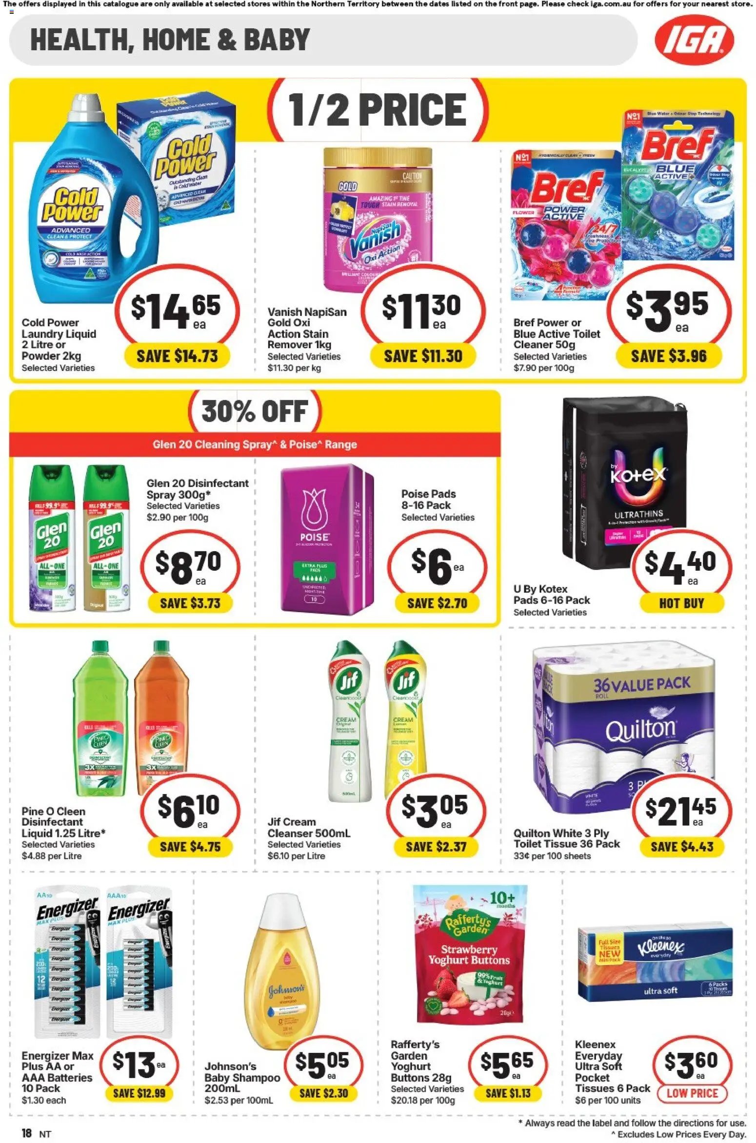 IGA catalogue from 30/09/2026 IGA catalogue Zuccoli