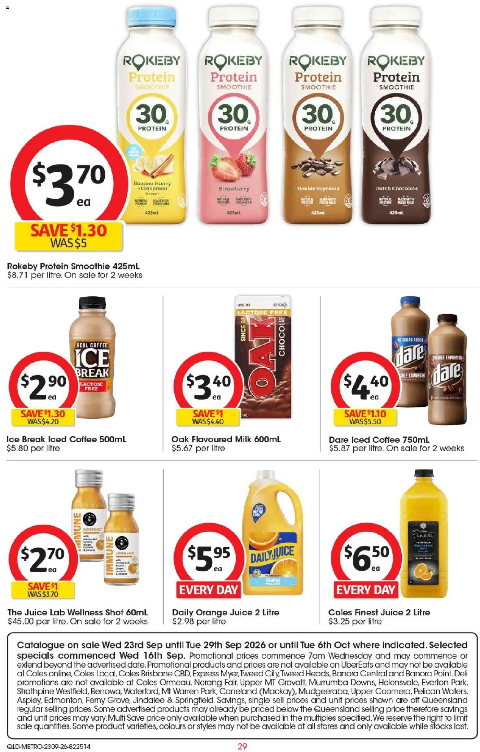 Coles catalogue from 23/09/2026 Coles catalogue Next week's QLD/NT