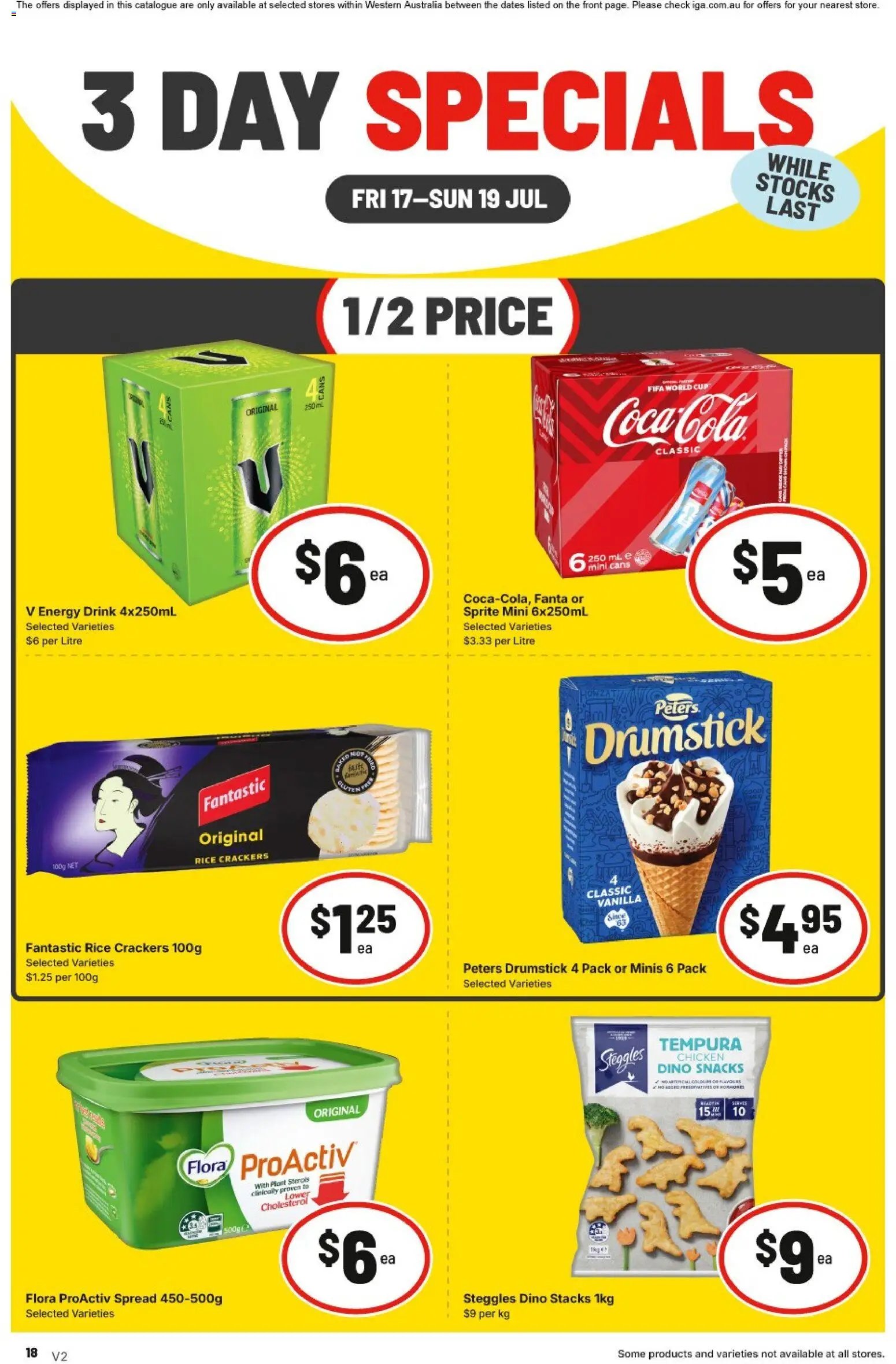IGA catalogue from 17/07/2026 IGA 3 Day Specials NT/WA