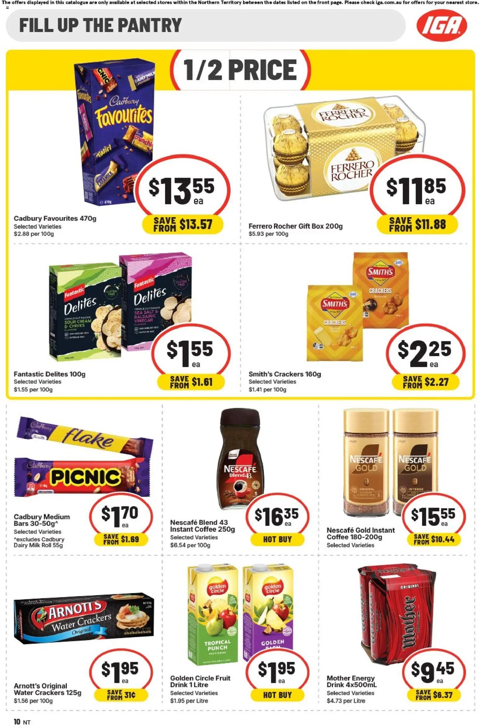 IGA catalogue from 01/07/2026 IGA catalogue NT