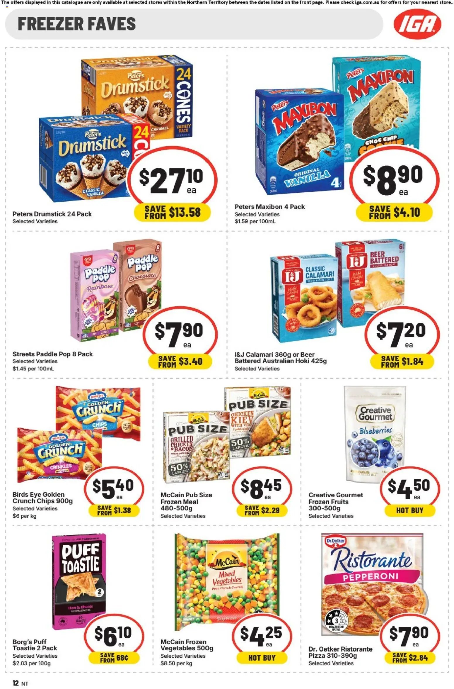IGA catalogue from 01/07/2026 IGA catalogue NT