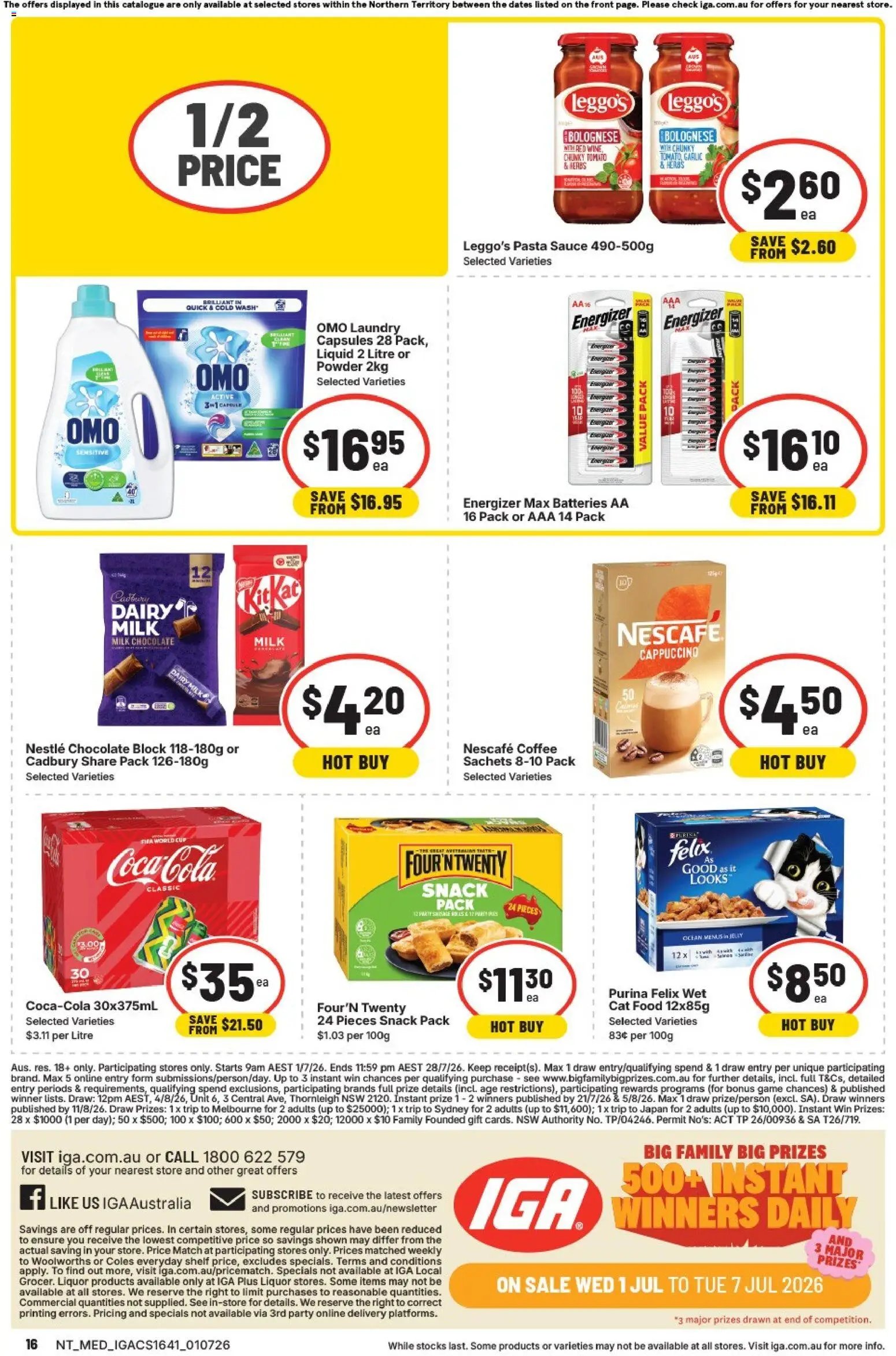 IGA catalogue from 01/07/2026 IGA catalogue NT