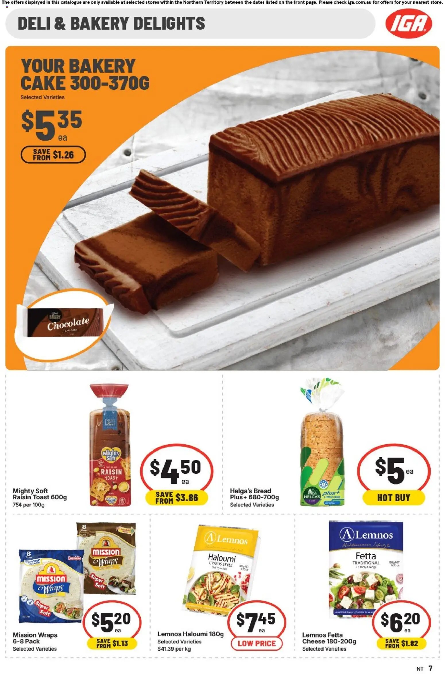 IGA catalogue from 01/07/2026 IGA catalogue NT