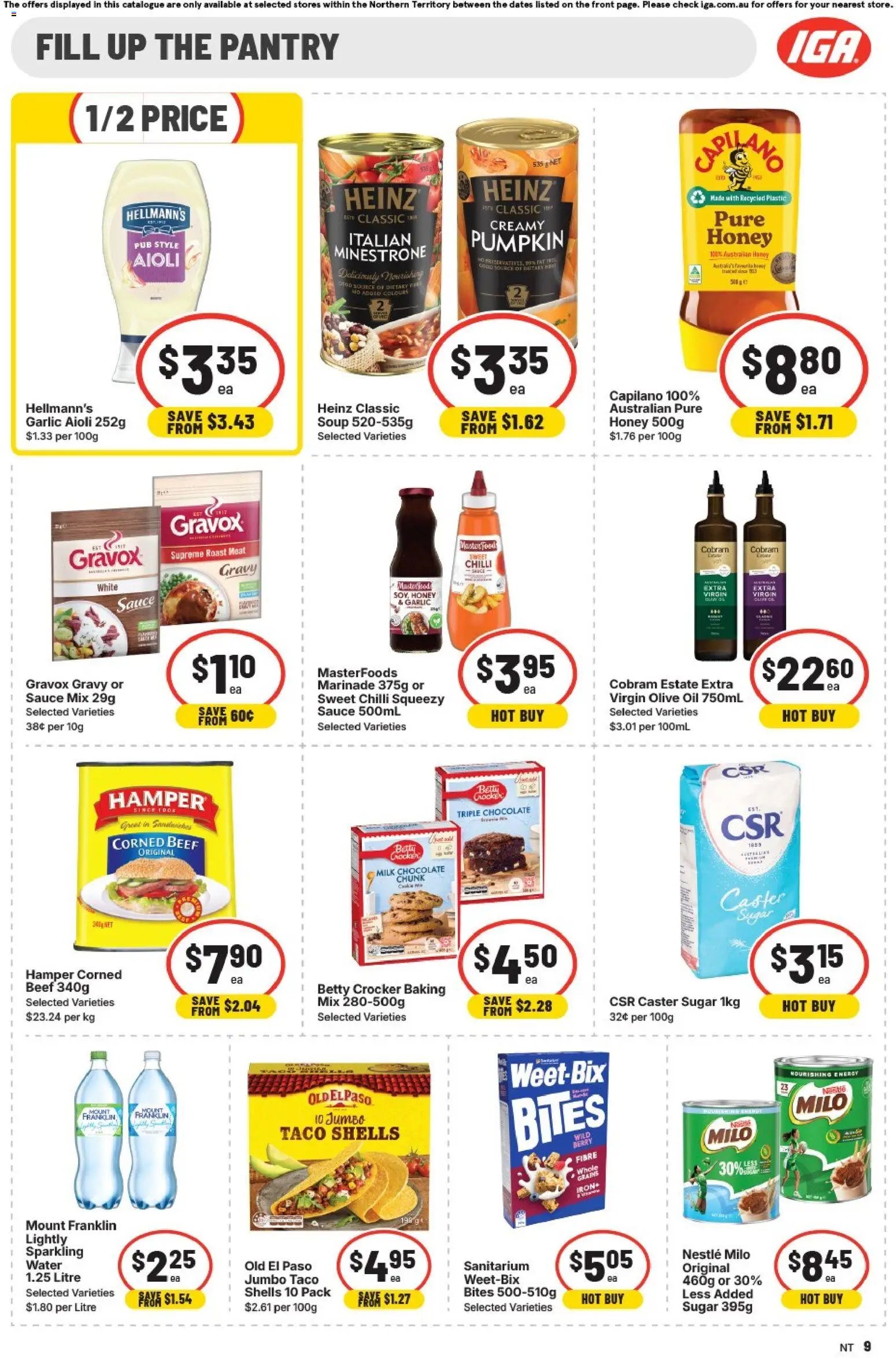 IGA catalogue from 01/07/2026 IGA catalogue NT