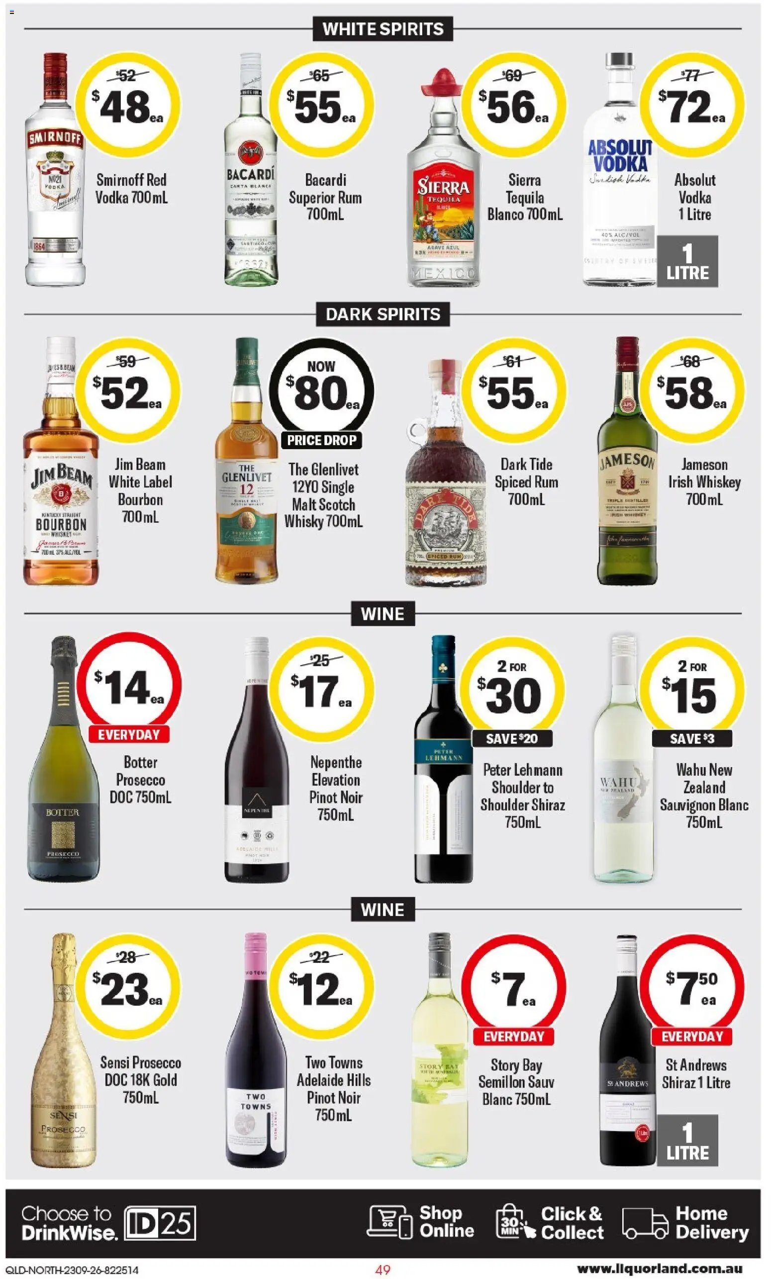 Coles catalogue from 23/09/2026 Coles catalogue Liquorland QLD North