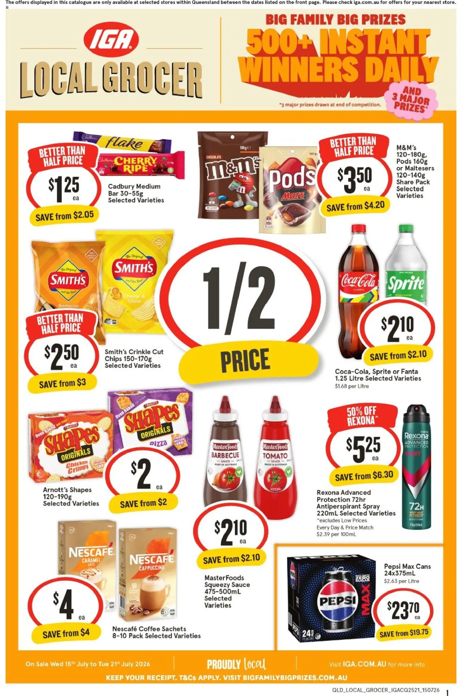 IGA catalogue from 15/07/2026 IGA Local Grocer QLD