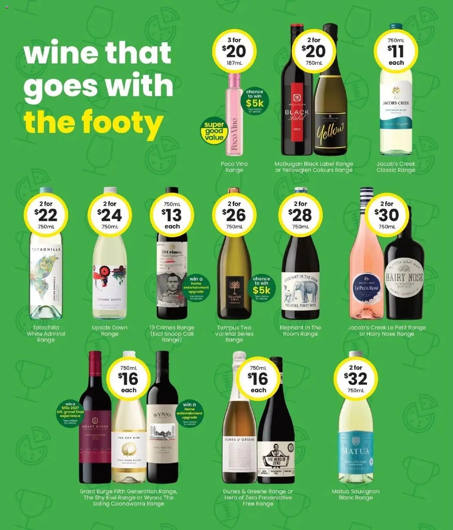 The Bottle-O catalogue from 14/09/2026 Good value booze for good value fans 14/09