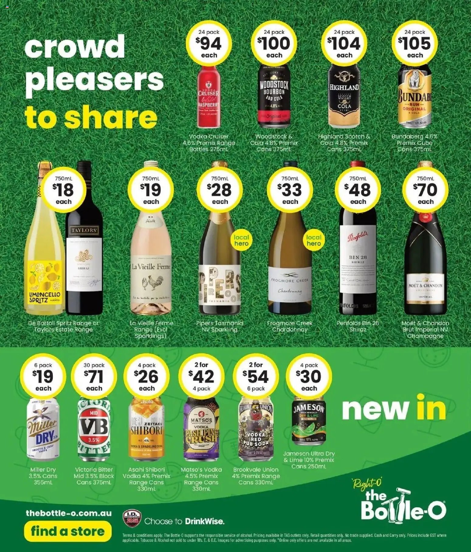 The Bottle-O catalogue from 14/09/2026 Good value booze for good value fans 14/09