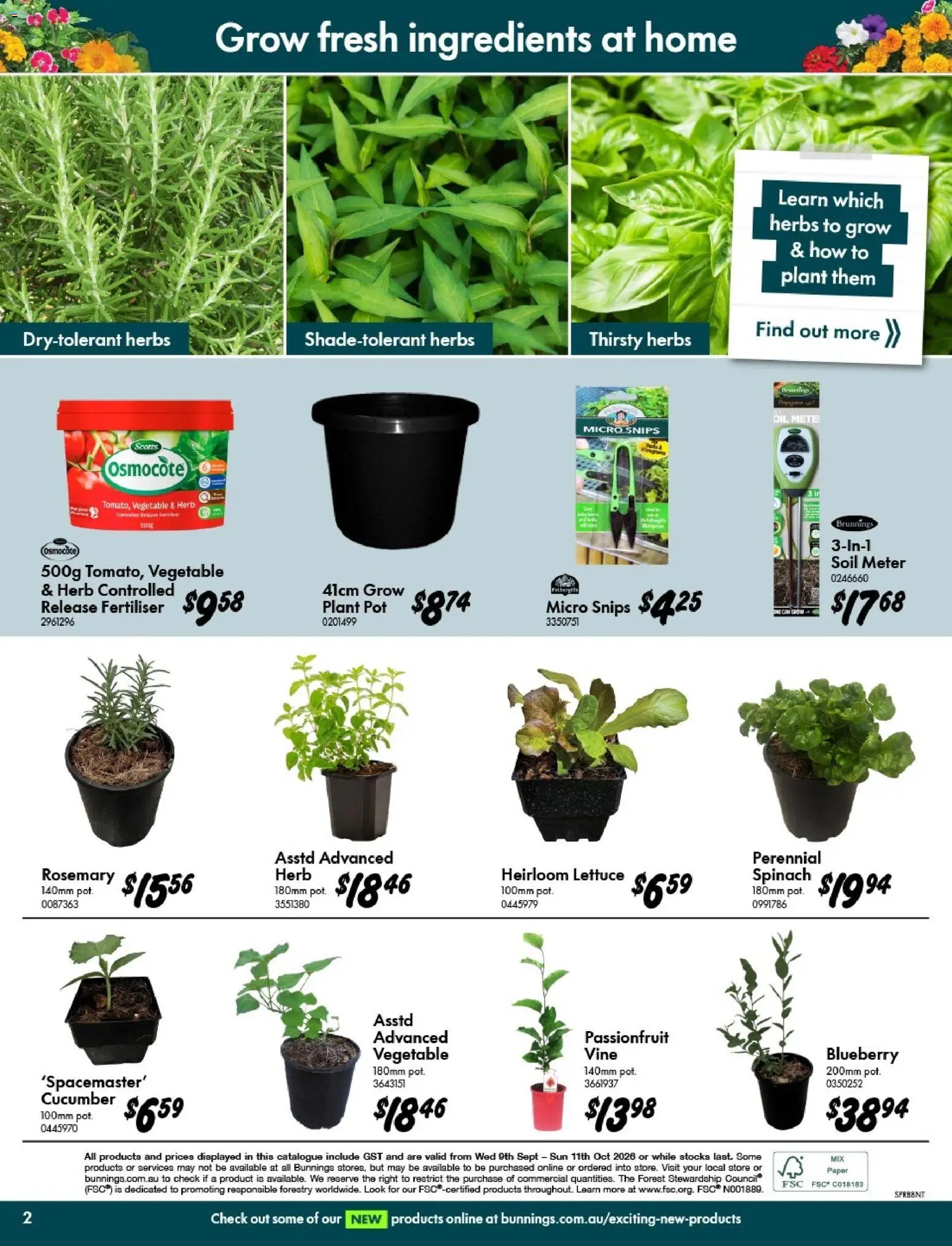 Bunnings Warehouse catalogue from 09/09/2026 Bunnings Warehouse - Outdoor Projects Start Here Coconut Grove