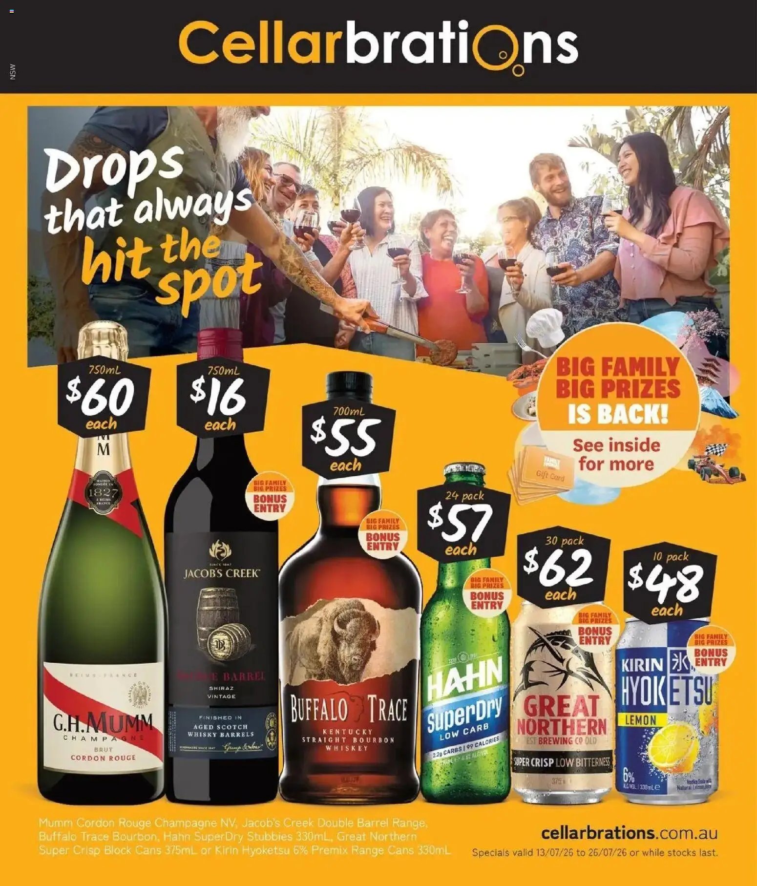 Cellarbrations catalogue from 13/07/2026 Cellarbrations catalogue Murrumbateman