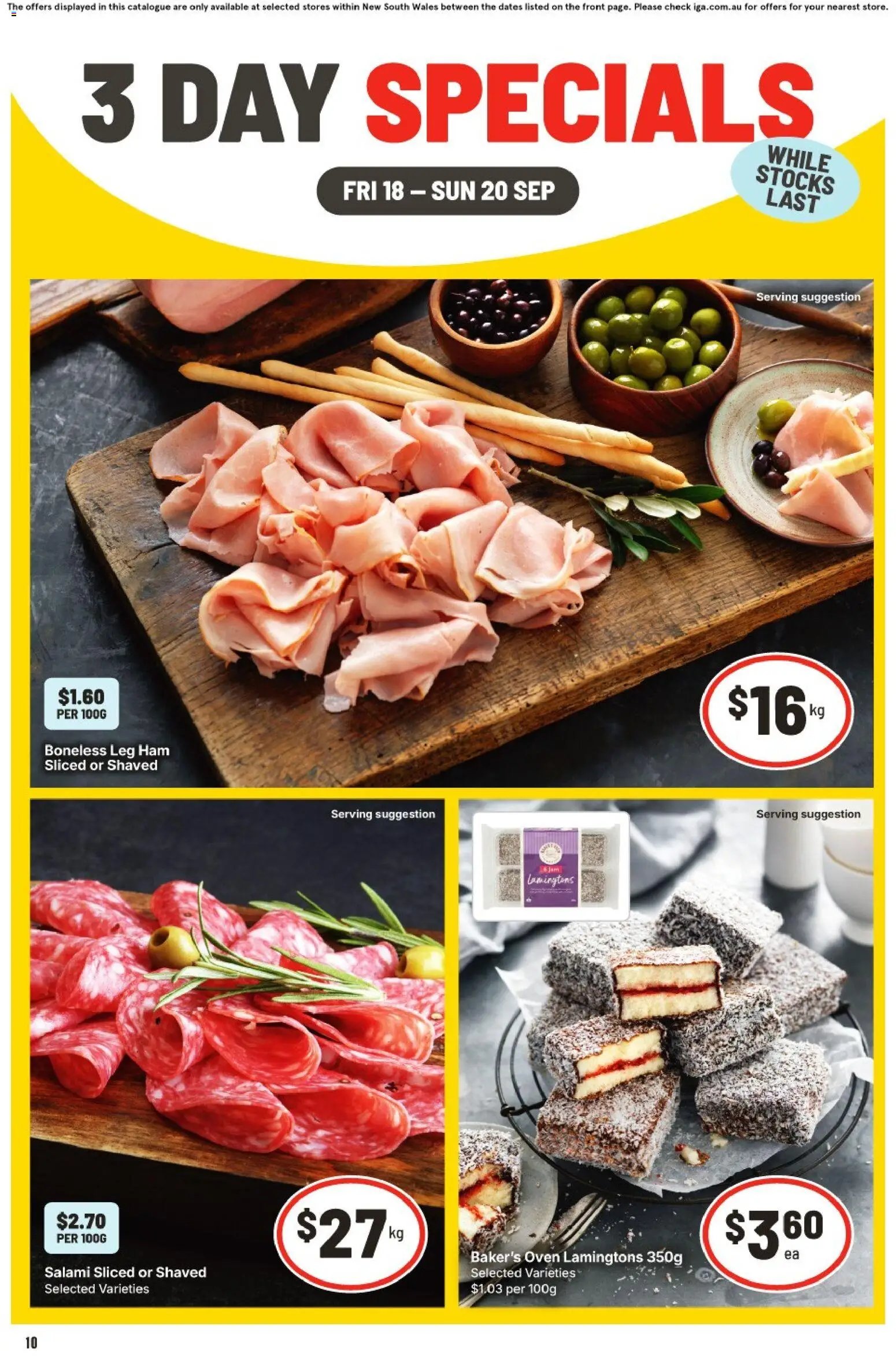 IGA catalogue from 18/09/2026 IGA catalogue Hackett