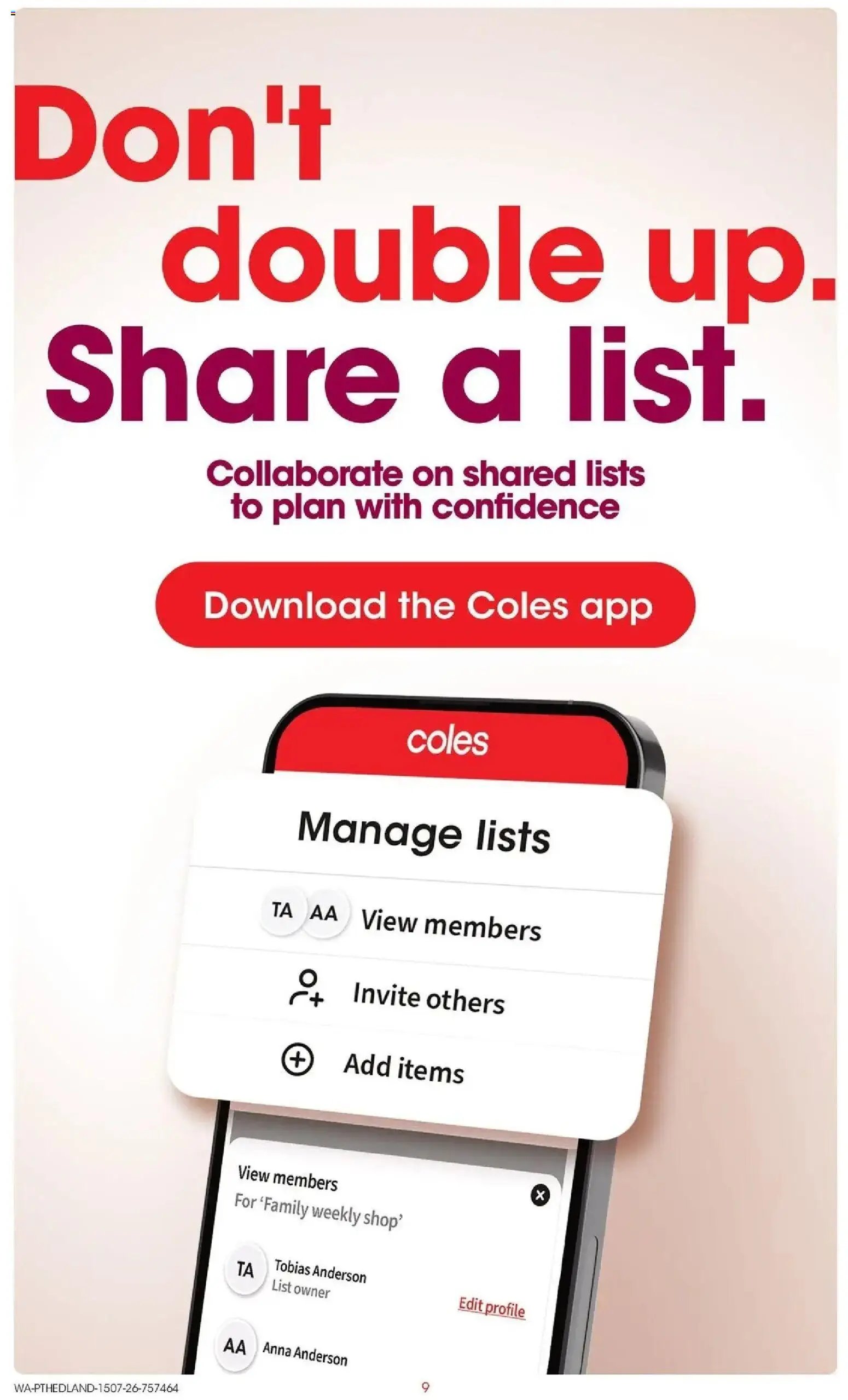 Coles catalogue from 15/07/2026 Coles catalogue PT Hedland