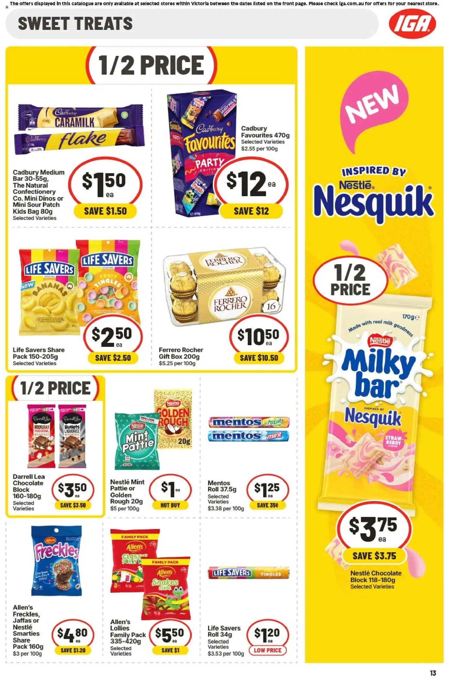 IGA catalogue from 01/07/2026 IGA catalogue