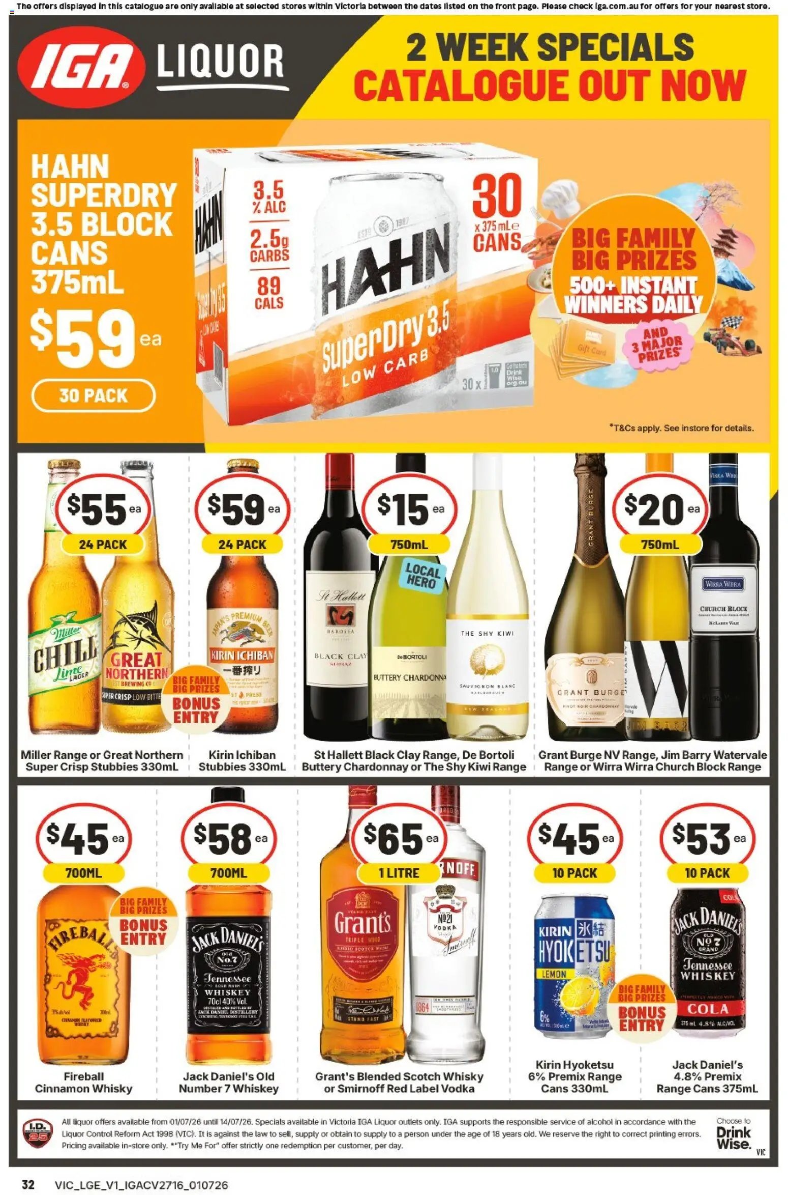 IGA catalogue from 01/07/2026 IGA catalogue