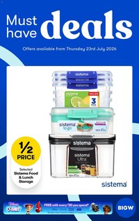 Big W catalogue from 23/07/2026 Big W Must Have Deals