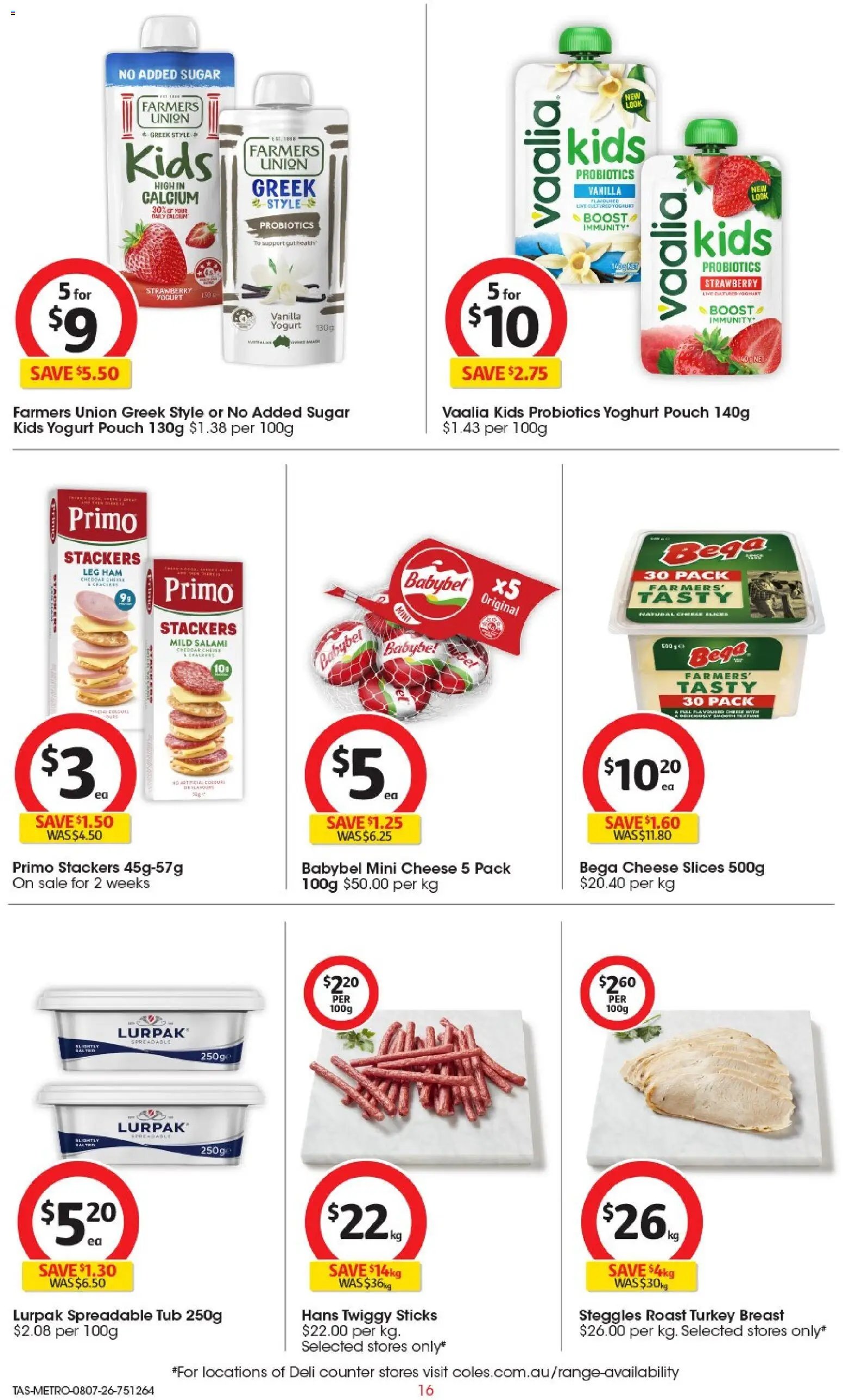 Coles catalogue from 08/07/2026 Coles catalogue TAS